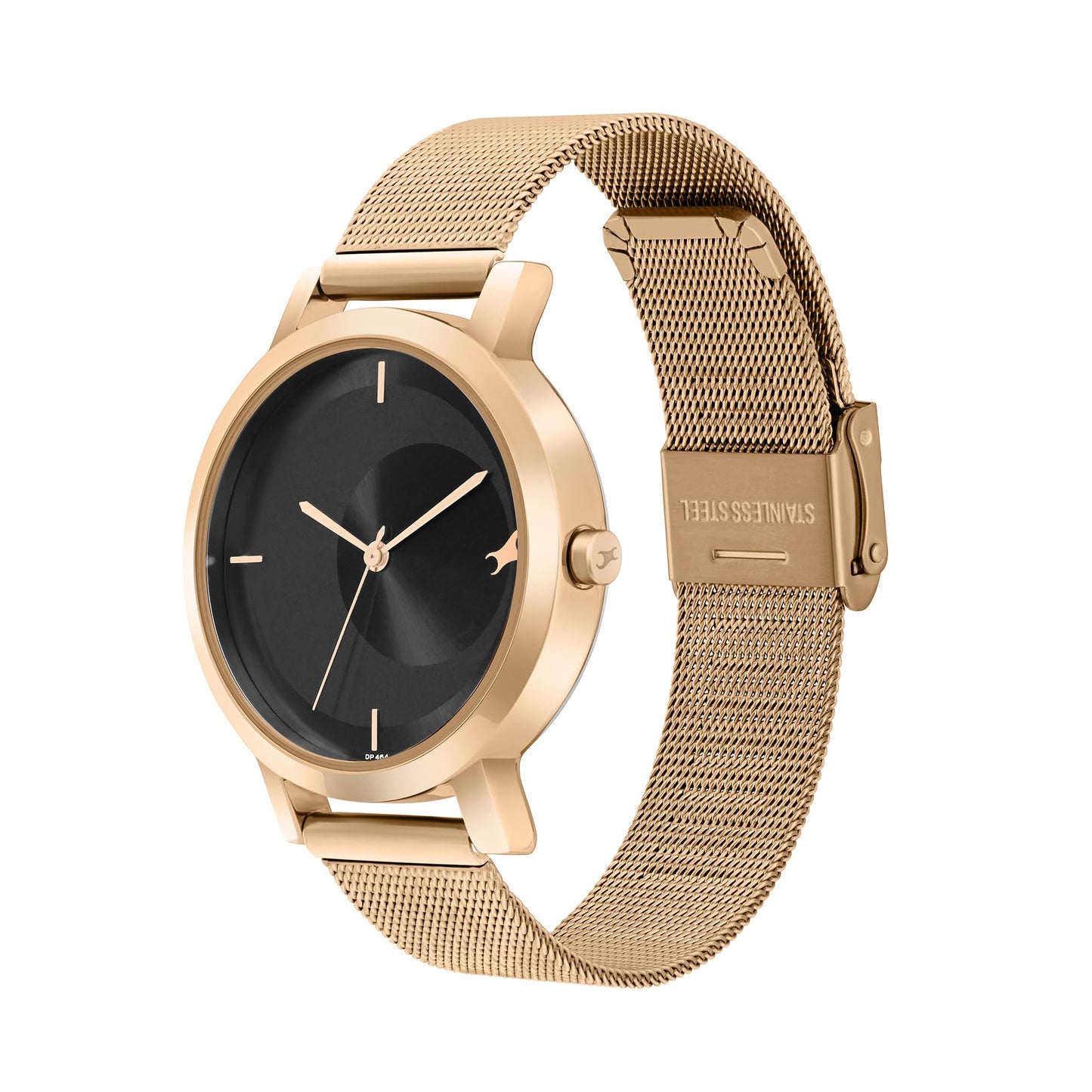 Fastrack Analog Black Dial Women's Casual Watch