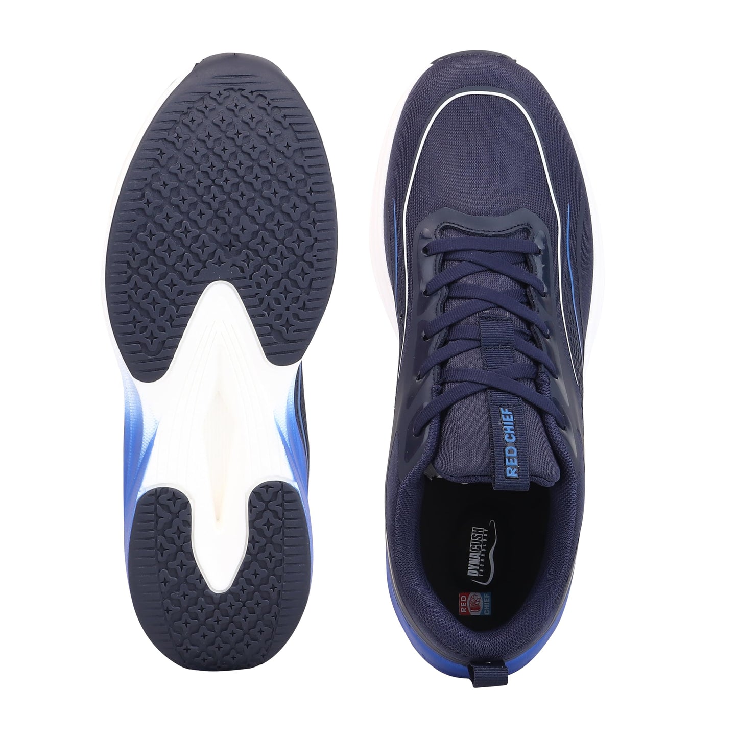 Red Chief Running Shoes for Men | Lightweight Sports Footwear | Eve. Blue Stylish | Air Mesh Upper (R1734)