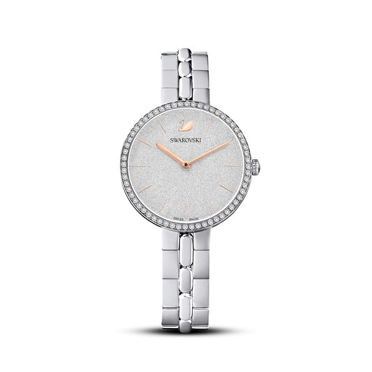 Swarovski Stainless Steel Analog Silver Tone Dial Women's Watch-5517807, Band Color-Silver