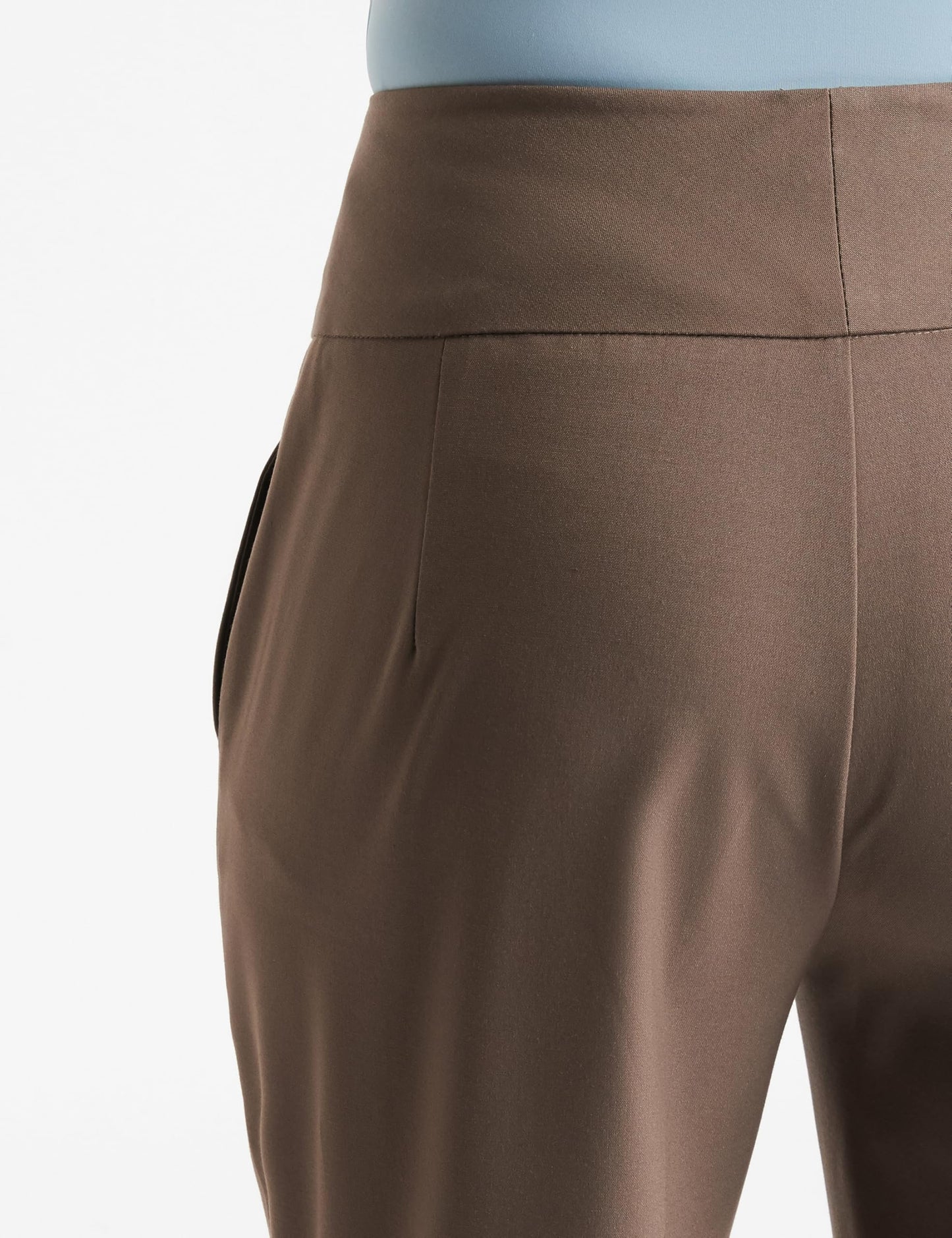 Allen Solly Women's Regular Casual Pants (AHTPWRGPN99388_Brown