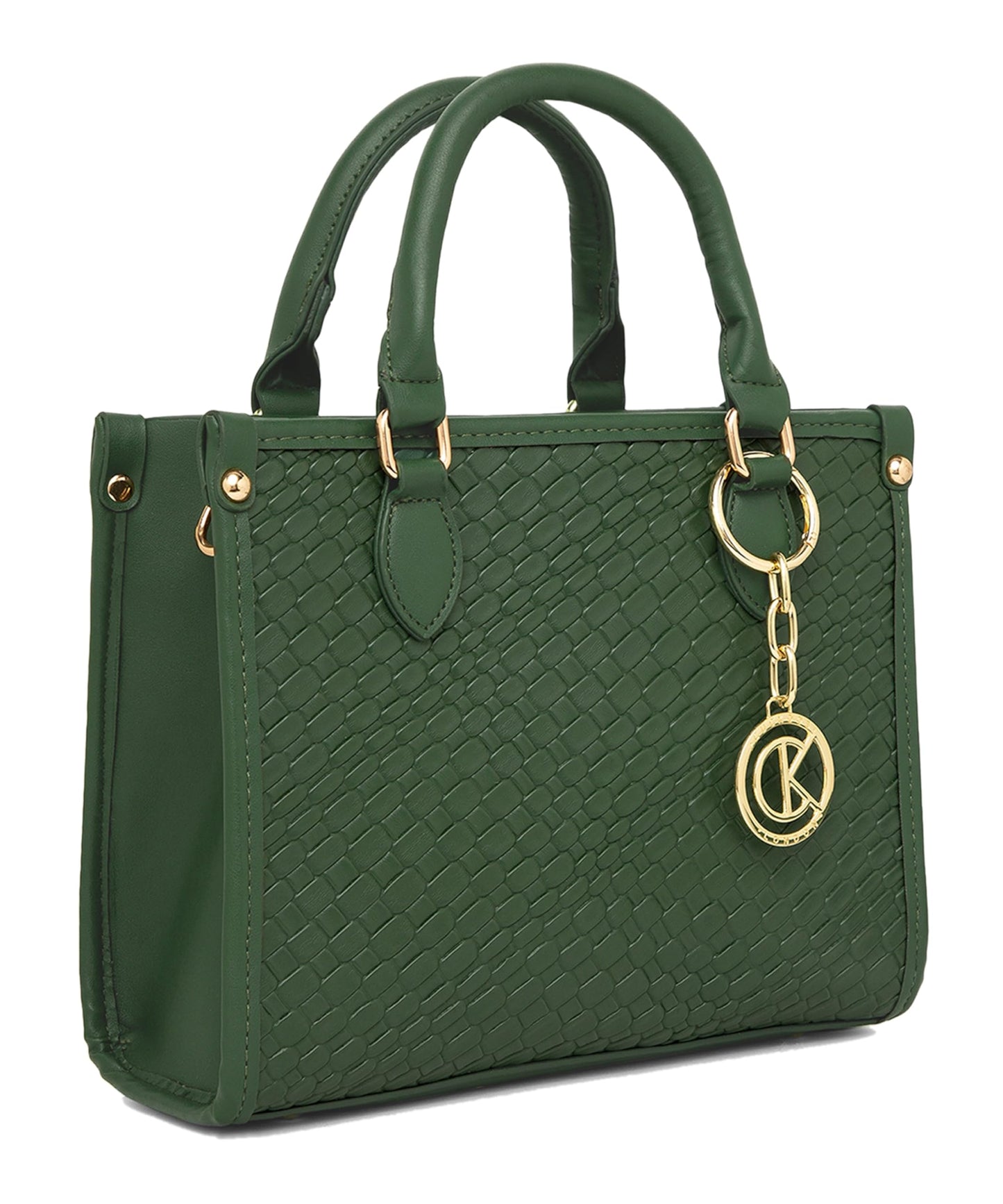 CUCKOOS LONDON Top Handle Bag For Woman Office Bags Handbags Big Size, Trendy Hand Bags for Women Stylish - Ladies Designer Crossbody Satchel Bag for Birthday, Anniversary Gift - ELVIA, Green