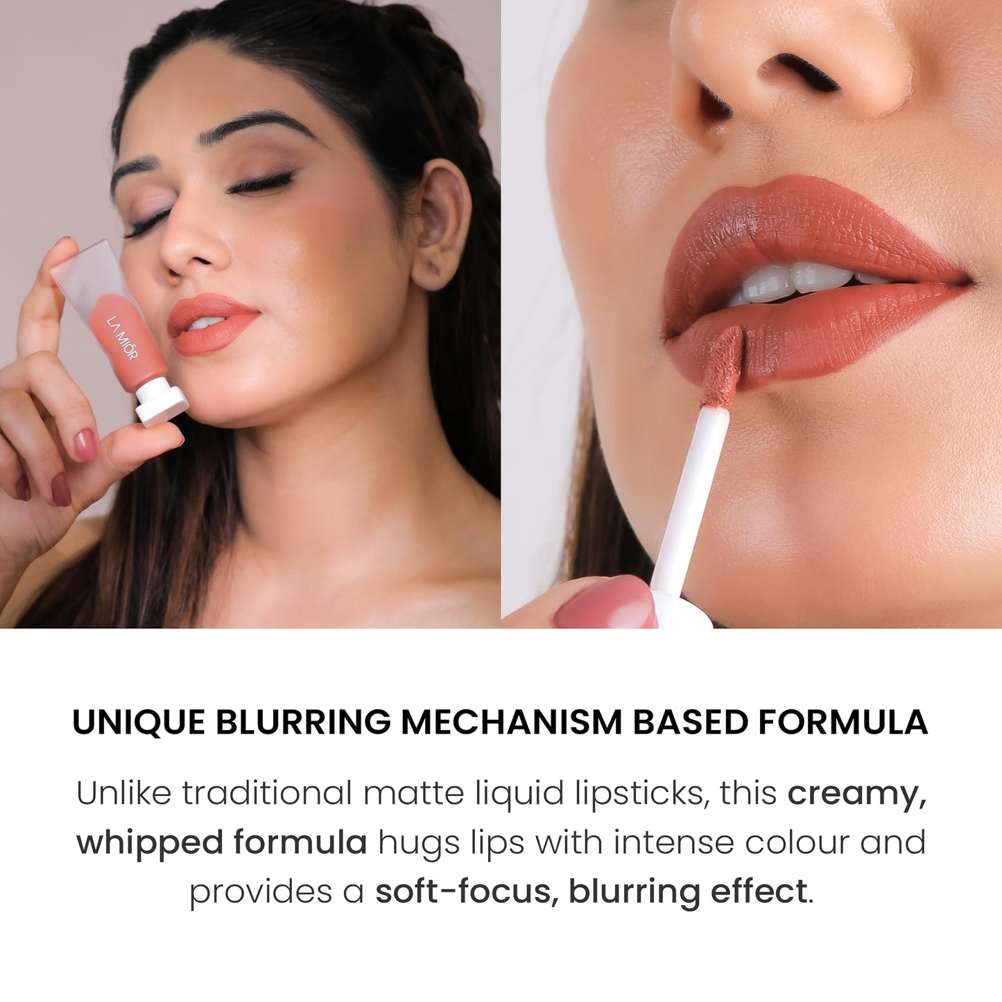 LAMIOR Sweet Nostalgia Whipped Velvet Liquid Lipstick: Matte, Transfer-Proof, 12+ Hour Wear | Hydrating, Blurring Full Coverage, Lightweight | Enriched with Avocado & Jojoba Oil | Vegan | 15 ml (Pack of 3)