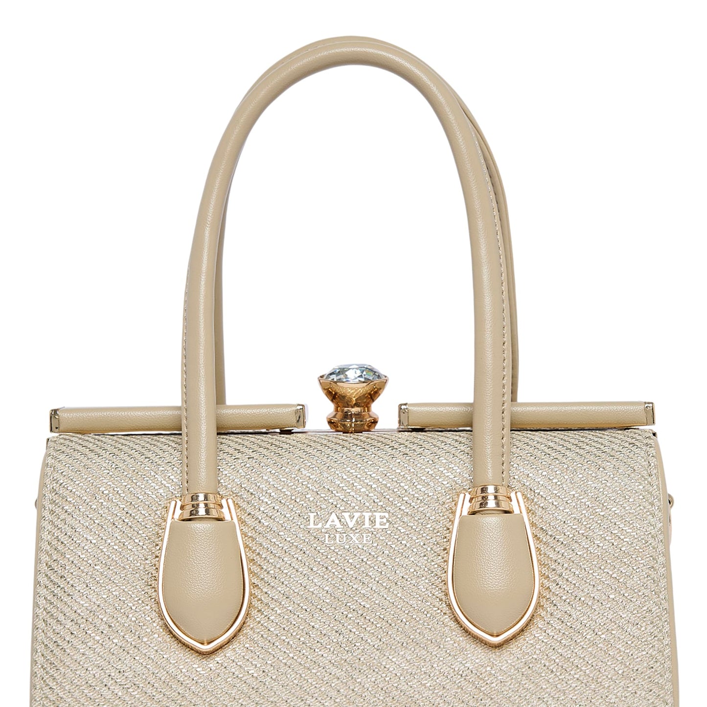 Lavie Luxe Women's Glam Dazzle Satchel Bag | Satchel Handbag for Work | Ladies Purse | Stylish Shoulder Bag | Gift for Women