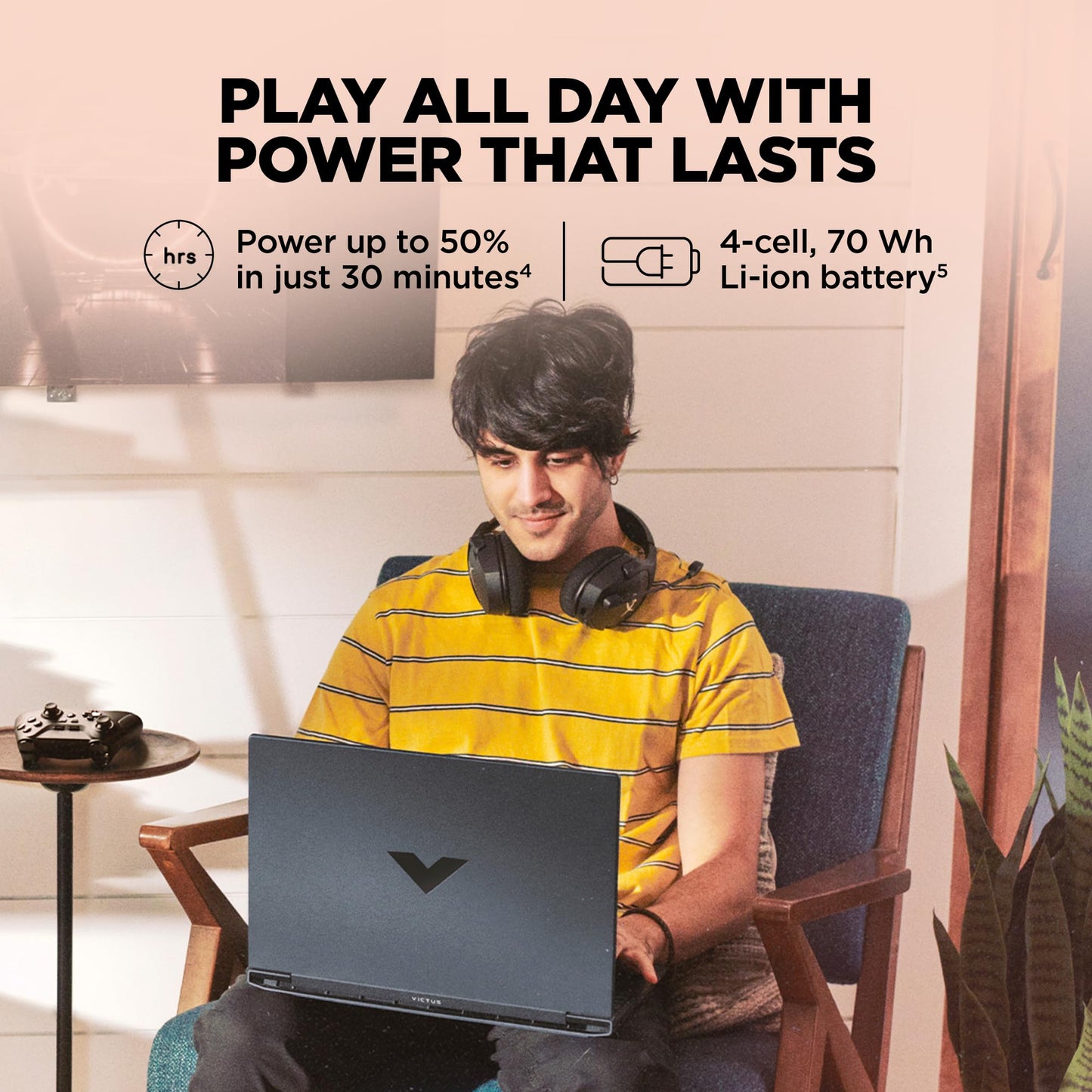 HP Victus, Intel Core 7 240H, 8GB RTX 5060, 24GB DDR5(Upgradeable) 1TB SSD, FHD, 144Hz, 300 nits, IPS, 15.6''/39.6cm, Win11, M365* Office24, Mica Silver, 2.29kg, fa2405TX, RGB Backlit, Gaming Laptop