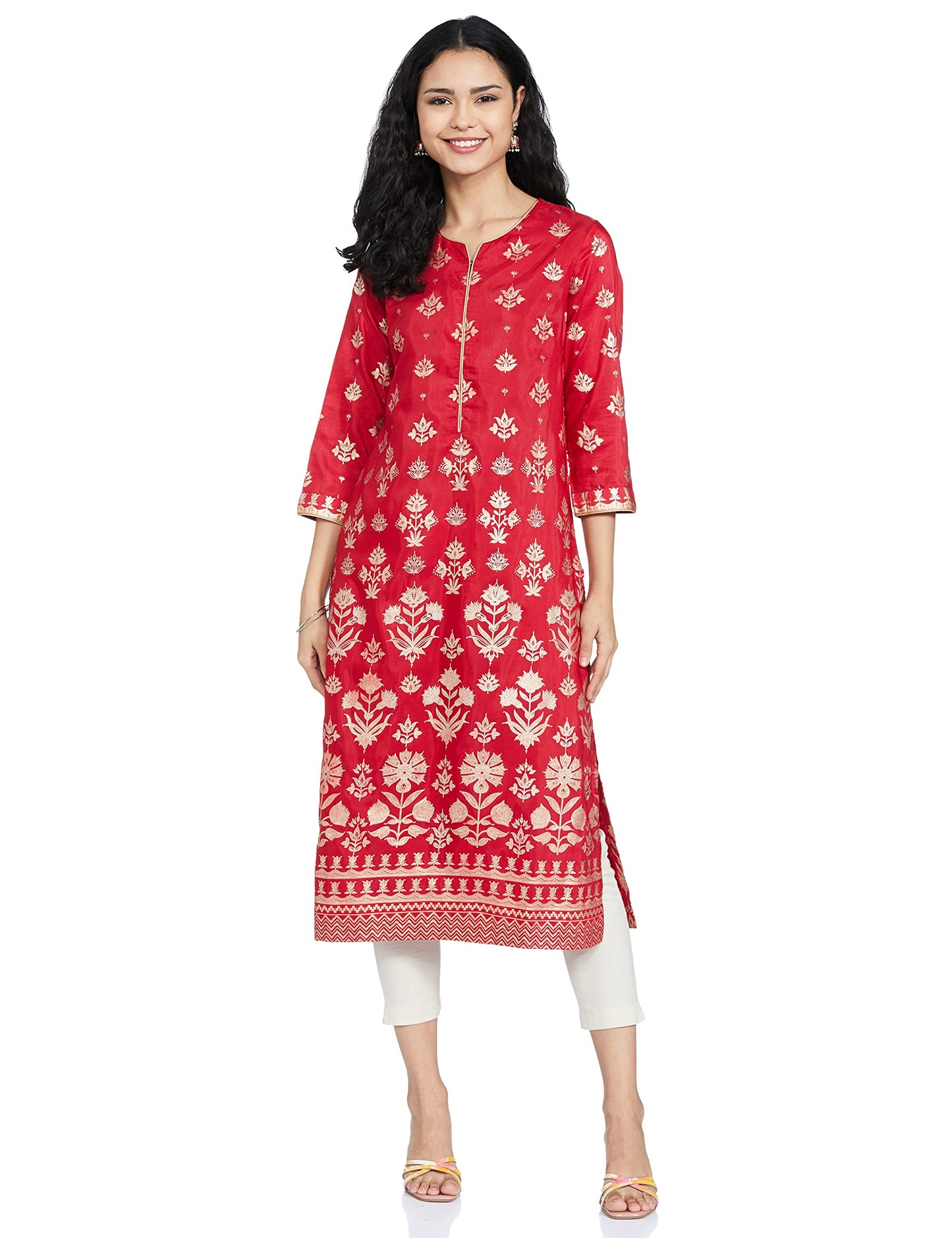 BIBA Women Printed Mix and Match(Festive 17318_RED_32)