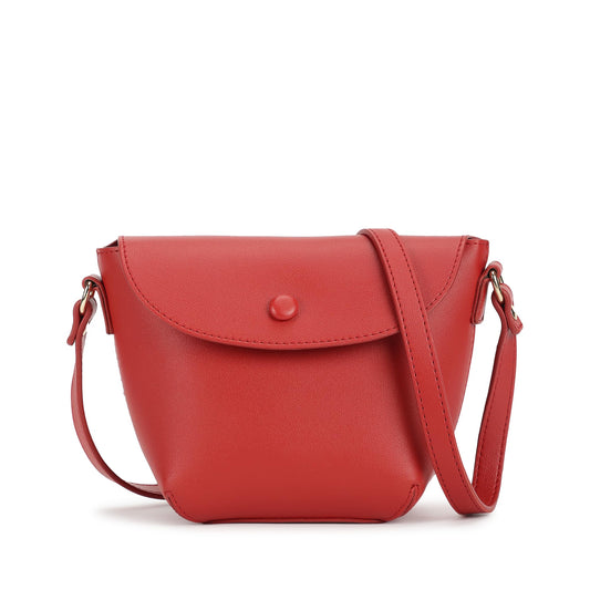 Fastrack Catch Me If You Can Sling Bag for Women | Small Size with Flap and Button Lock, Adjustable Strap | Stylish, Functional Sling Bag for On-the-Go