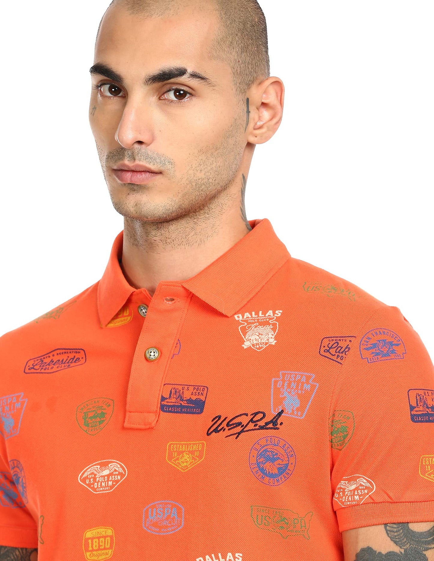 US Polo Association Men's Solid Regular T-Shirt (UDTSH0216_Red S)