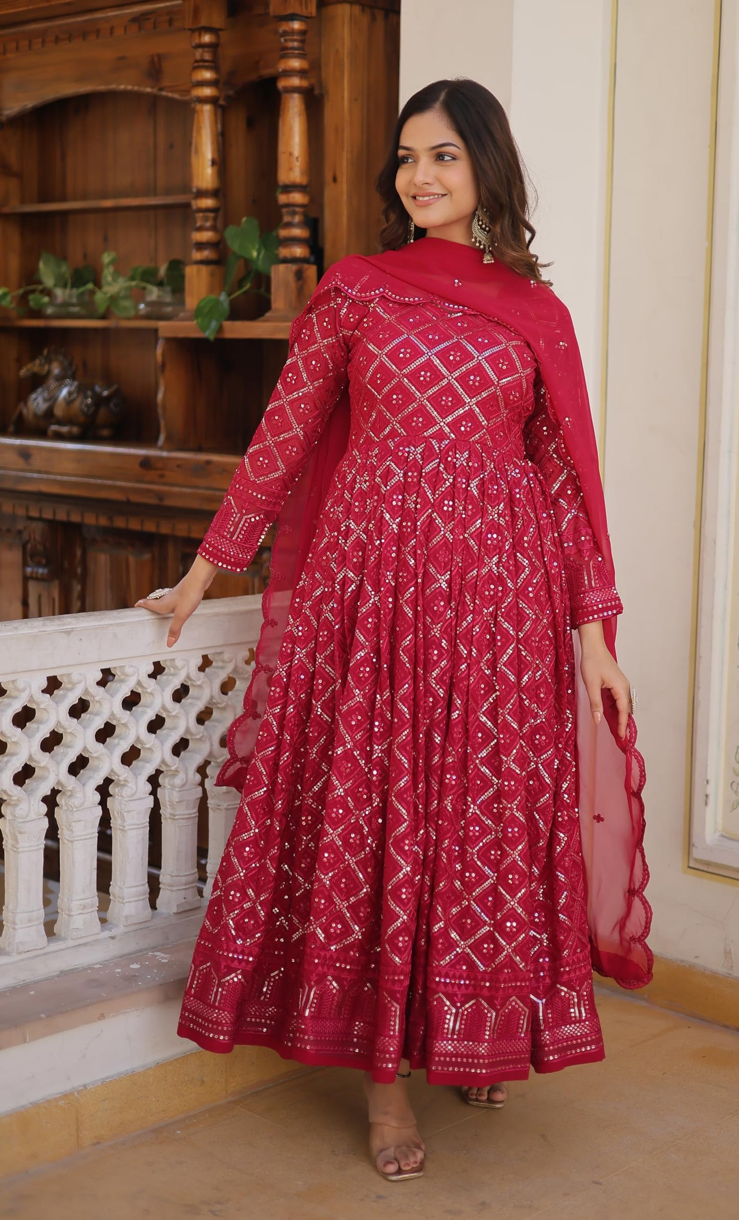 Fashion Basket Kurta with Duptta for Women Rani