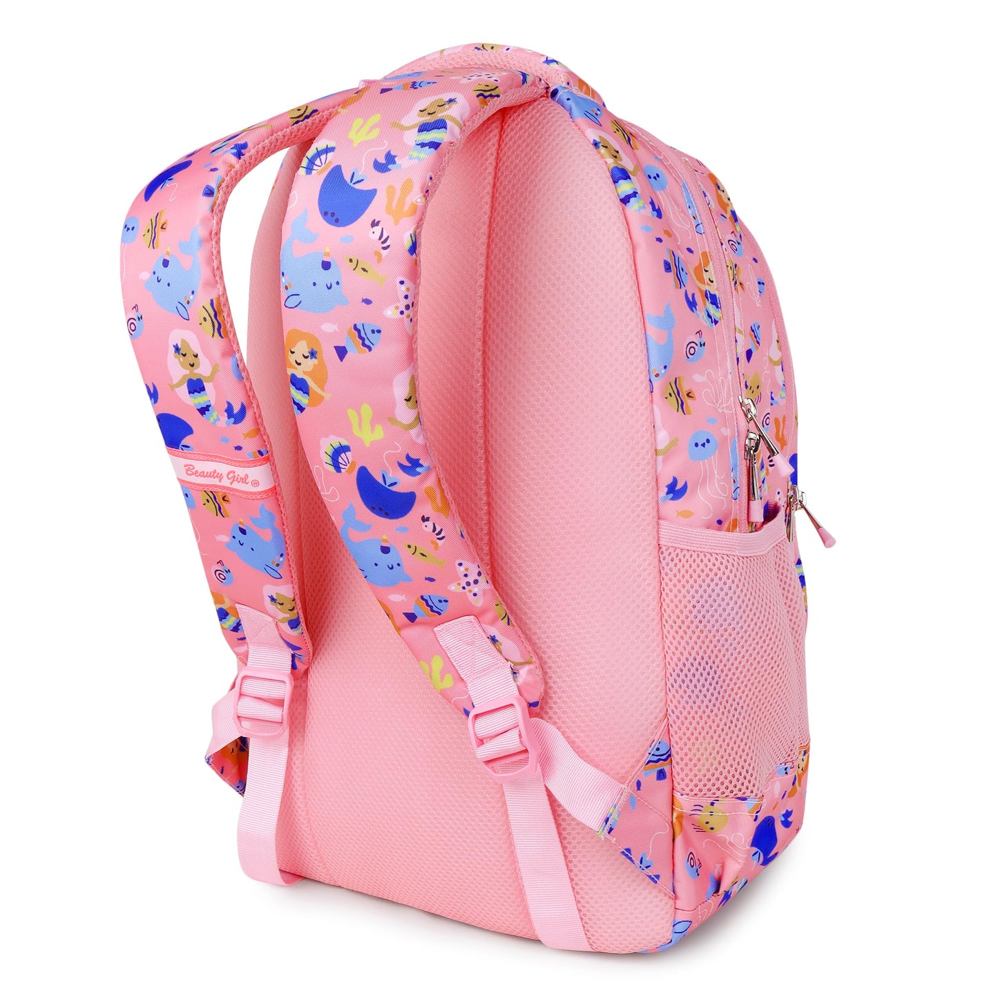 BEAUTY GIRLS BY HOTSHOT |SCHOOL BAG|TUTION BAG|COLLEGE BACKPACK|FOR GIRLS & WOMEN|18 INCH|32 L WATER RESISTANT |SCHOOL BAG FOR GIRLS