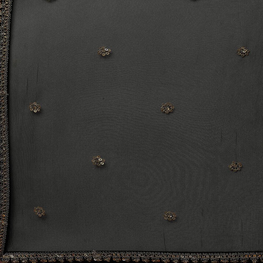 Divena Black Velvet hand work Kurta pant With Net Dupatta set