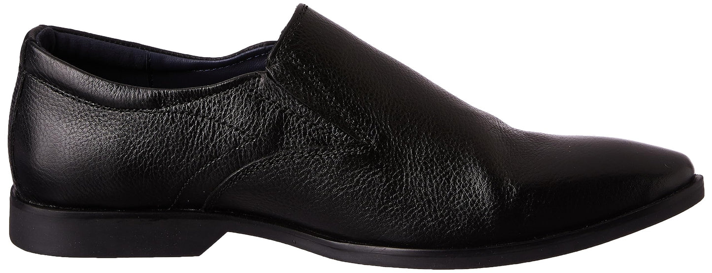 Hush Puppies Men's AARON SLIPON E 23 Formal Shoes (8556001_BLACK_7 UK)