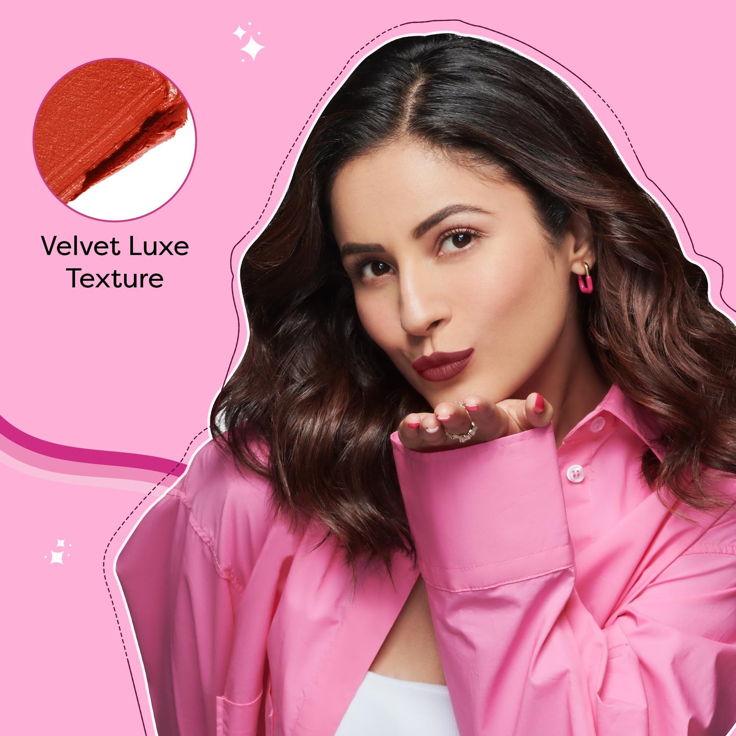 SUGAR POP Satin Matte Luxe | Castor Oil, Vitamin E & Hyaluronic Acid | Full coverage - 19 Cosmos