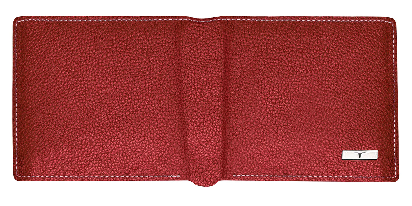 URBAN FOREST Kyle Red/Pink Leather Wallet for Women