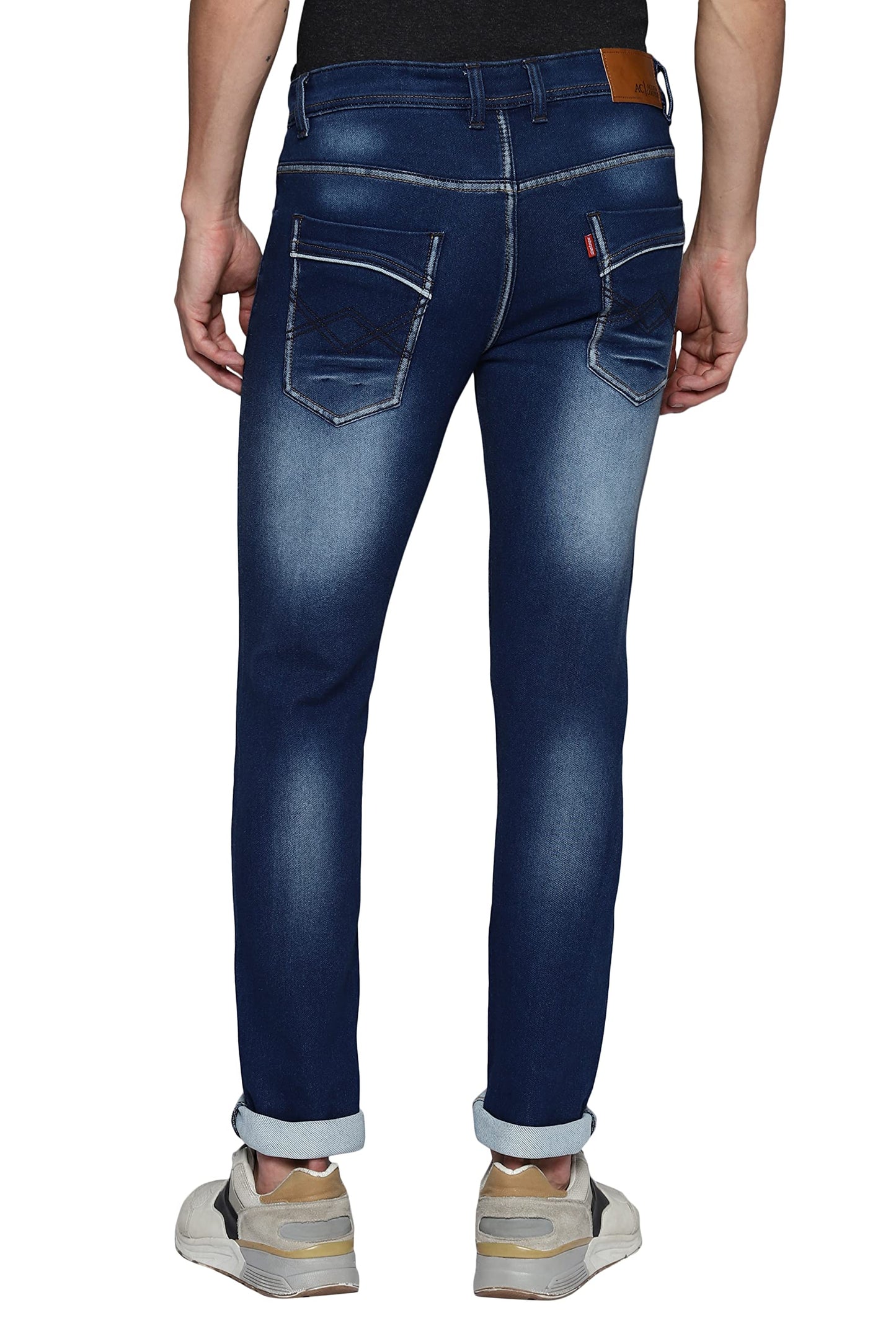 Allen Cooper Denim Jeans for Men(47-30) Dark Blue