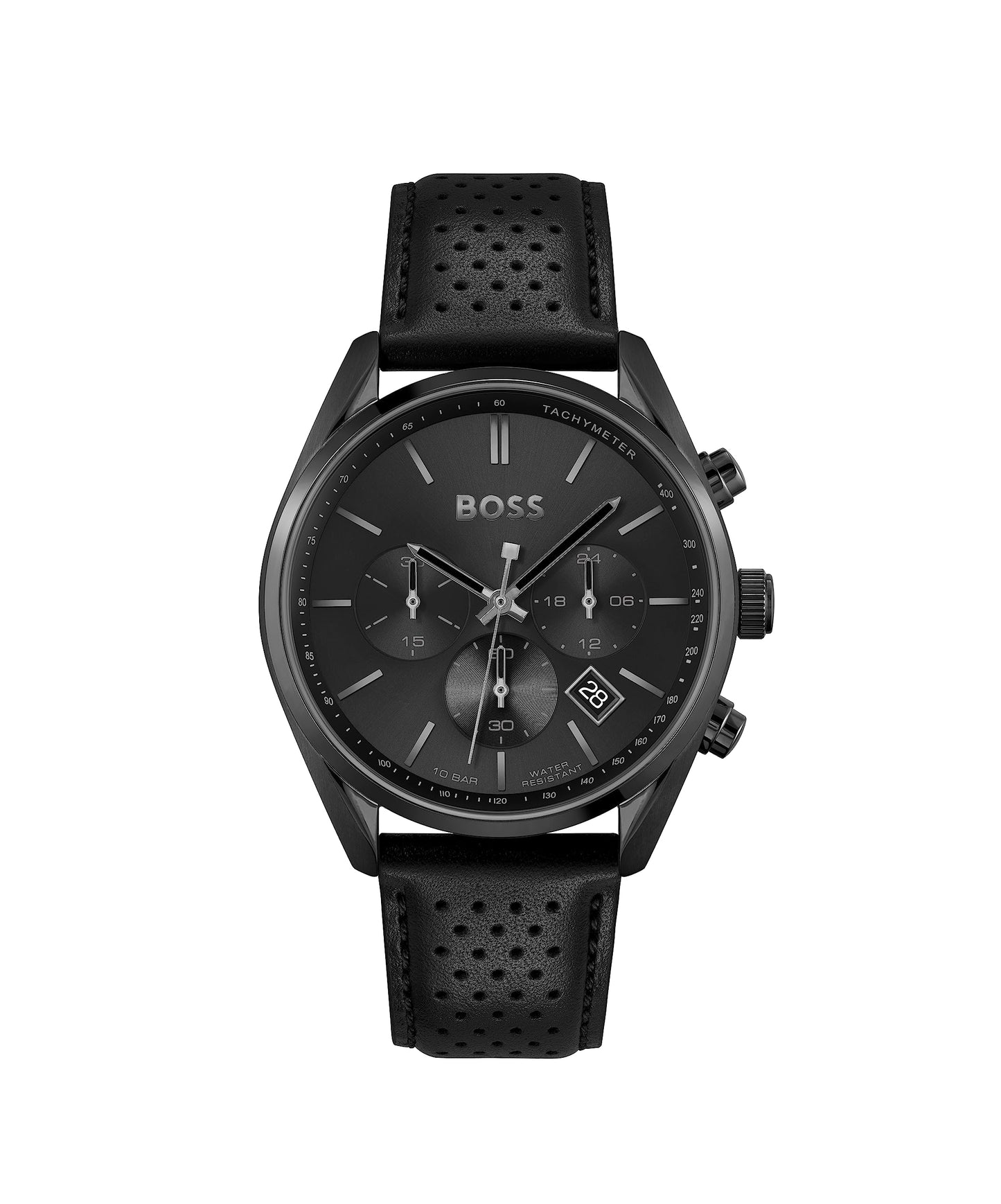 Boss Champion Chronograph Black Round Dial Men's Watch - 1513880