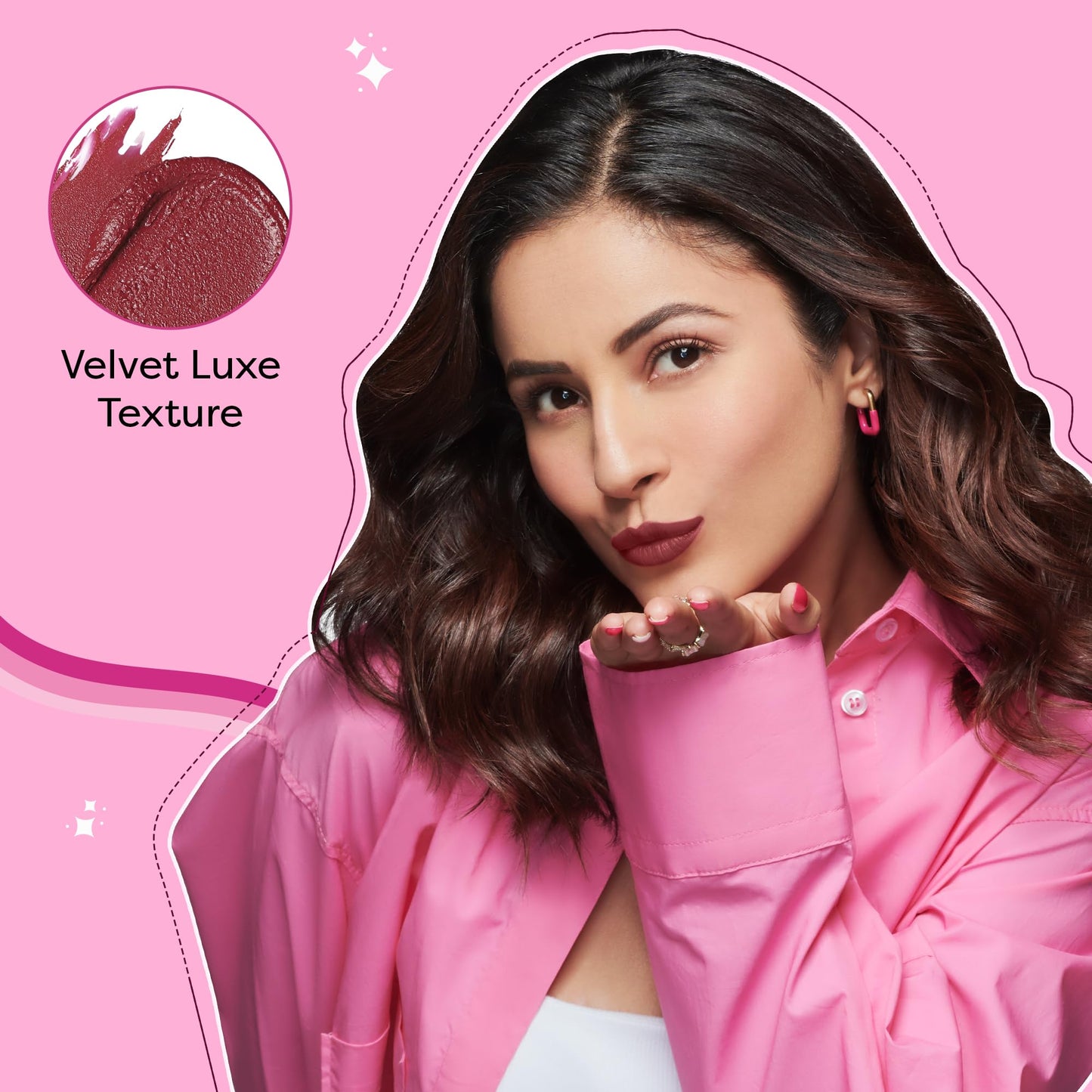 SUGAR POP Satin Matte Lipstick 01 Daisy - 3 gms - Satin-matte | Long-wearing | Full Coverage | Hydrating