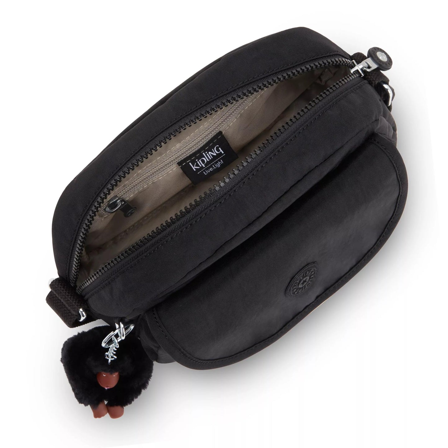 Kipling Stelma Crossbody Bag Black Tonal