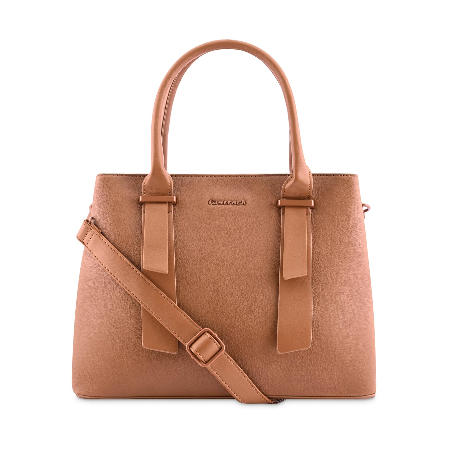 Fastrack Switch-It-Up Satchel | Faux-Leather Women's Handbags | Comes with a Key-Leash| Ladies Purse Handbag | Satchel for Casual Carry