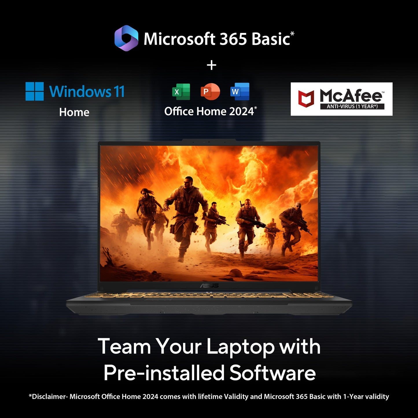 ASUS TUF Gaming F16,Intel Core 5 Processor 210H,14thGen Gaming Laptop(RTX 3050-6GB/65WTGP/16GB/512GB/FHD+/16"/144Hz/Windows 11/M365 Basic(1Year)*/Office 2024/Mecha Gray/2.20 Kg) FX607VJB-RL179WS