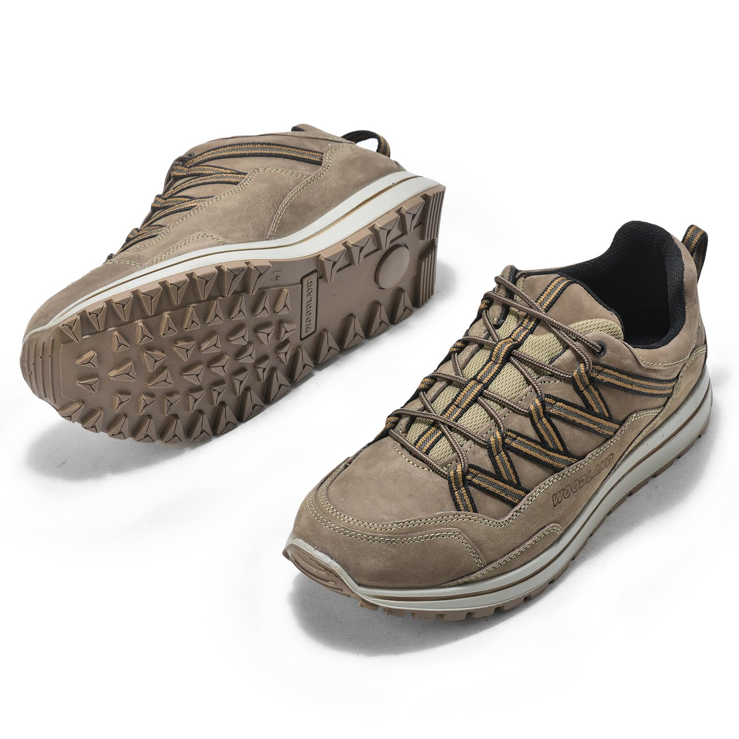 Woodland Men's Dubai Khaki Nubuk DSLMLD Casual Shoes-9 UK (43EURO) (GC 6055123)