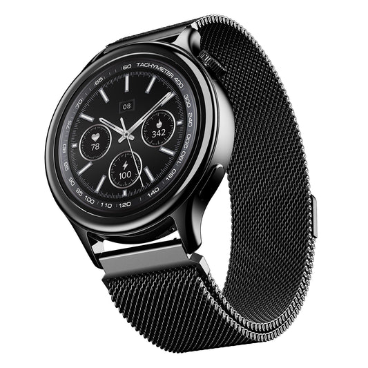Boat Enigma Daze Women's Luxury Smart Watch w/ 1.3”(3.3cm) AuraVue Display w/ 20% Higher Brightness, Emergency SOS, Female Wellness Tracking, BT Calling, Smart Watch for Women Latest (Elegant Black)