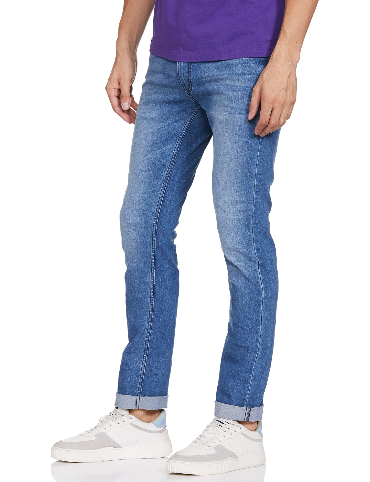 Pepe Jeans Men's Mid Rise Slim Fit Jeans Blue