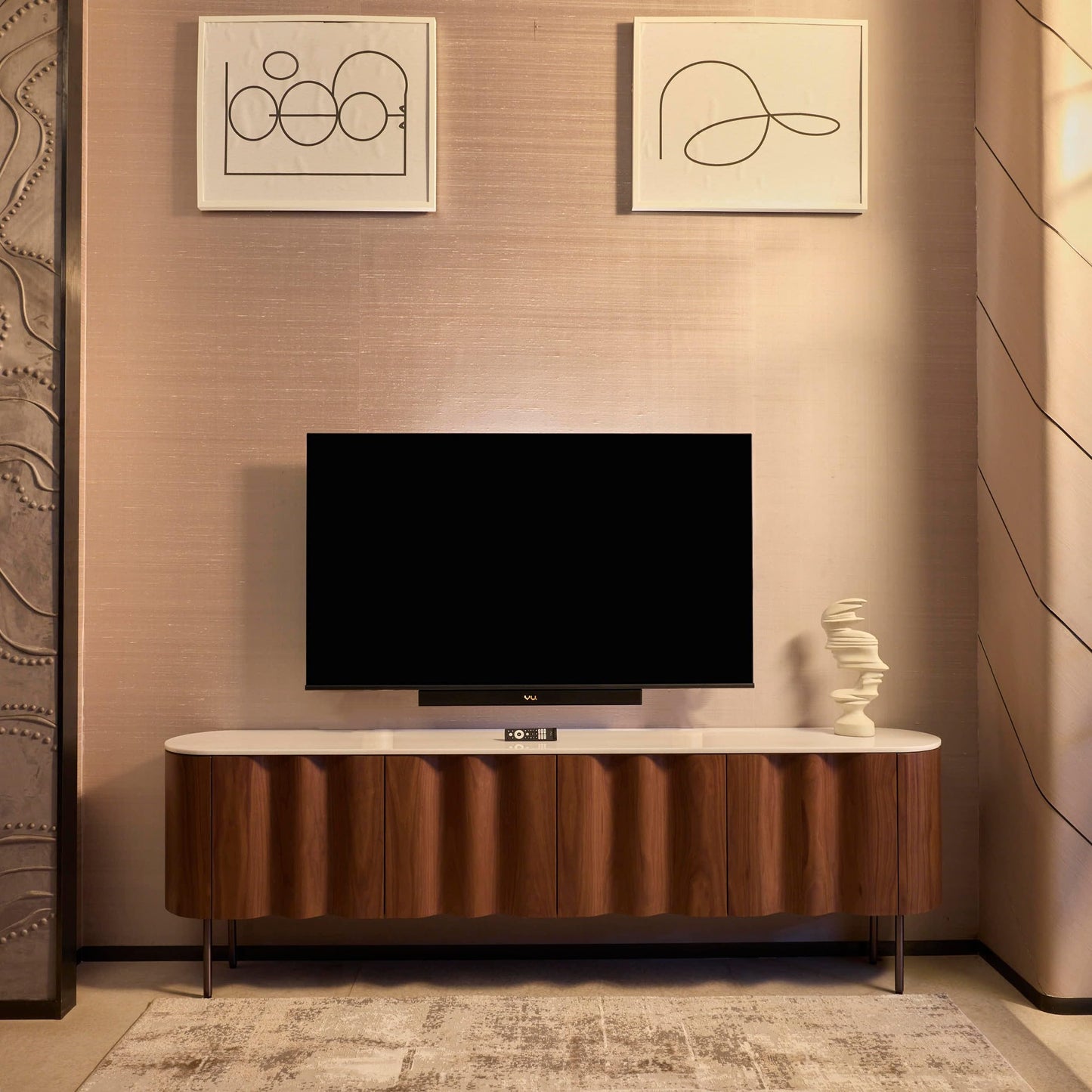 Vu 139cm (55 inches) Vibe Series 4K QLED Smart Google TV 55VIBE-DV