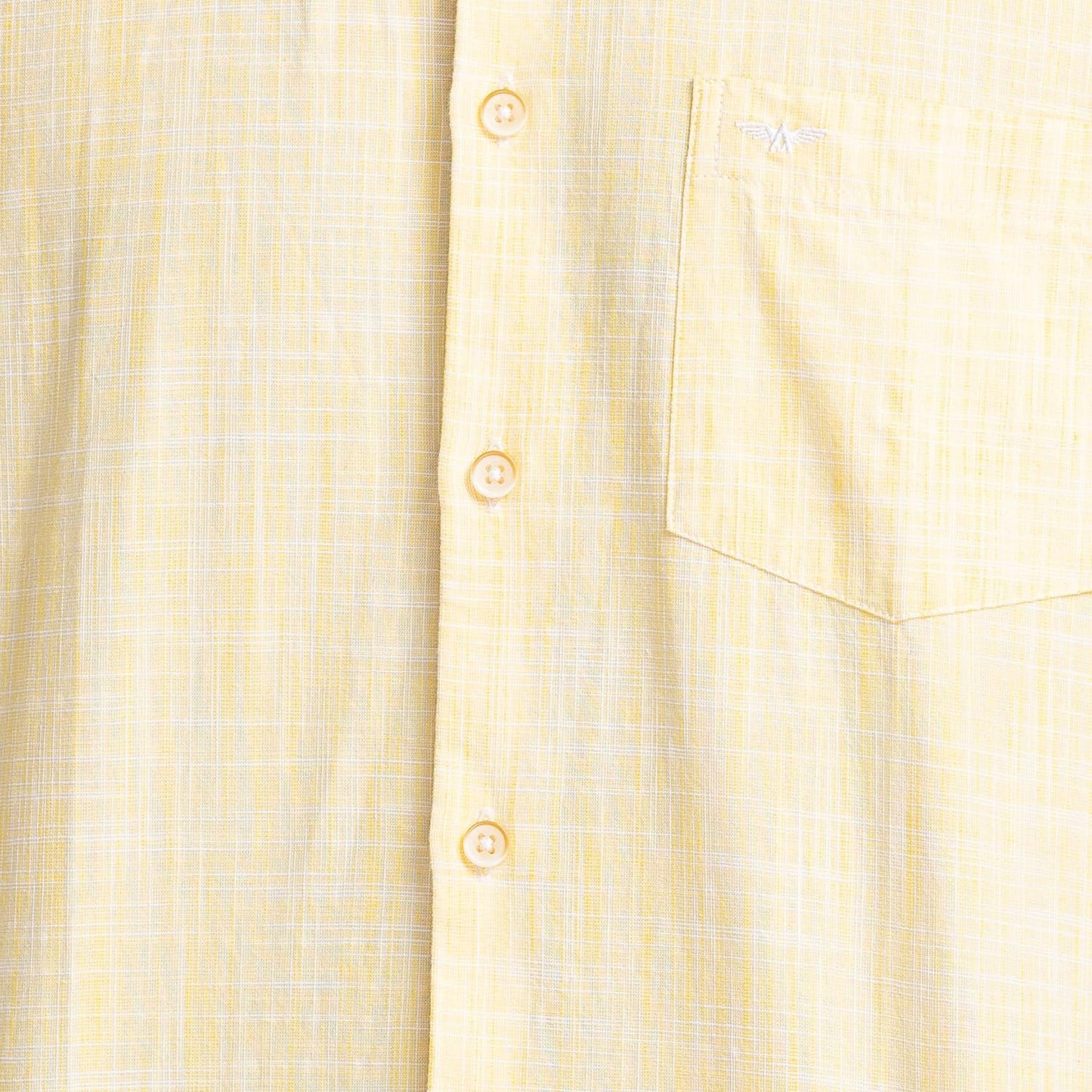 Park Avenue Slim Fit Light Yellow Casual Shirt for Men
