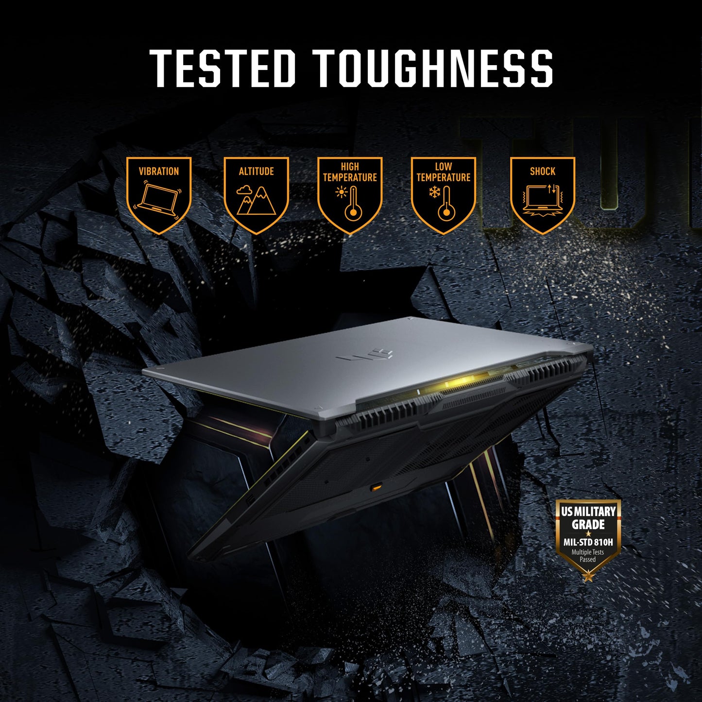 ASUS TUF Gaming F16,Smartchoice,Intel Core 5 Processor 210H,14th Gen Gaming Laptop(RTX 4050-6GB/140WTGP/16GB/512GB/FHD+/16"/144Hz/Win 11/M365 Basic(1Year)*/Office-24/Mecha Gray/2.20 Kg)FX677VU-RL055WS