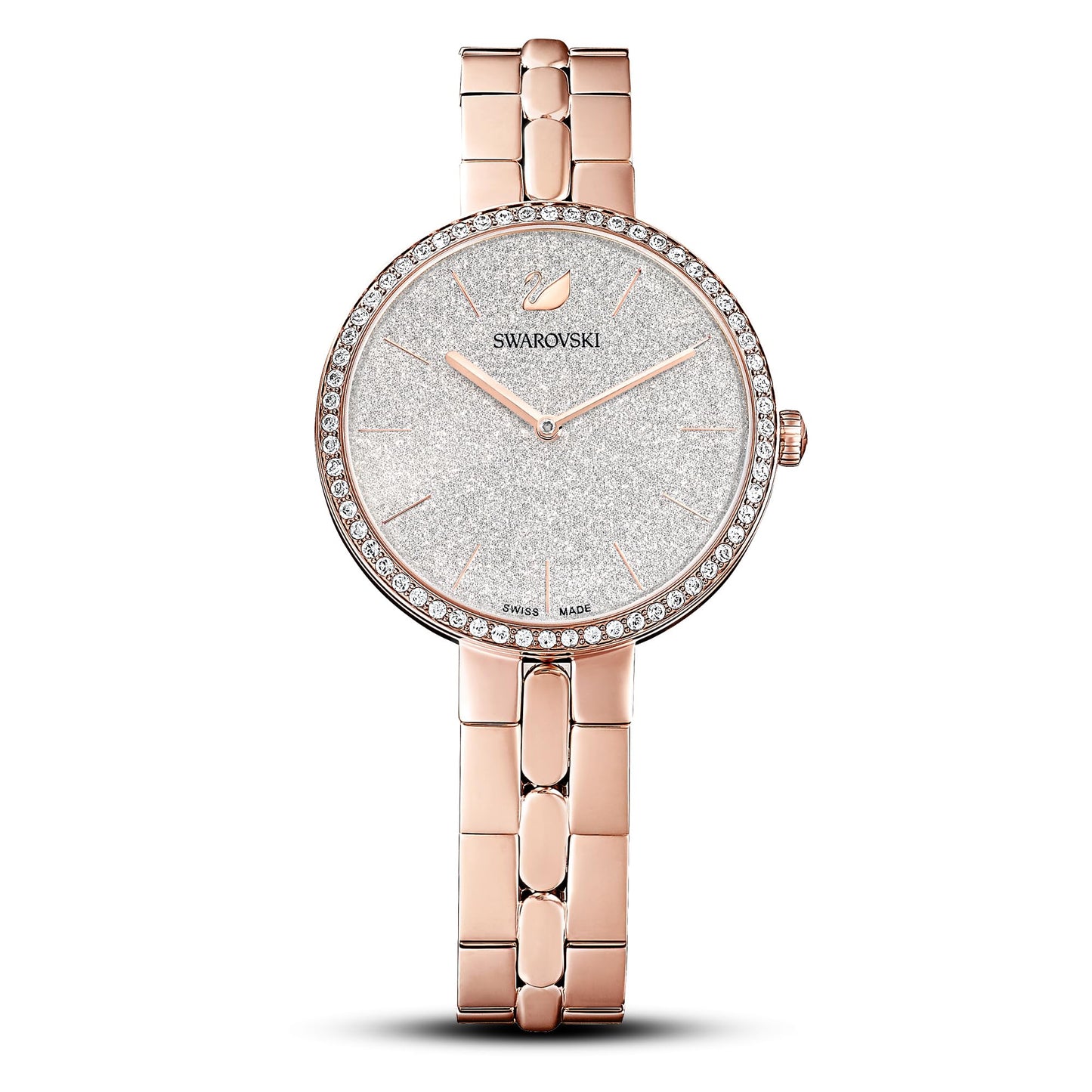 Swarovski Stainless Steel Women Cosmopolitan Analog Watch Metal Bracelet, Rose Gold Tone, Rose-Gold Tone Pvd 5517803, Band Color-Rose Gold