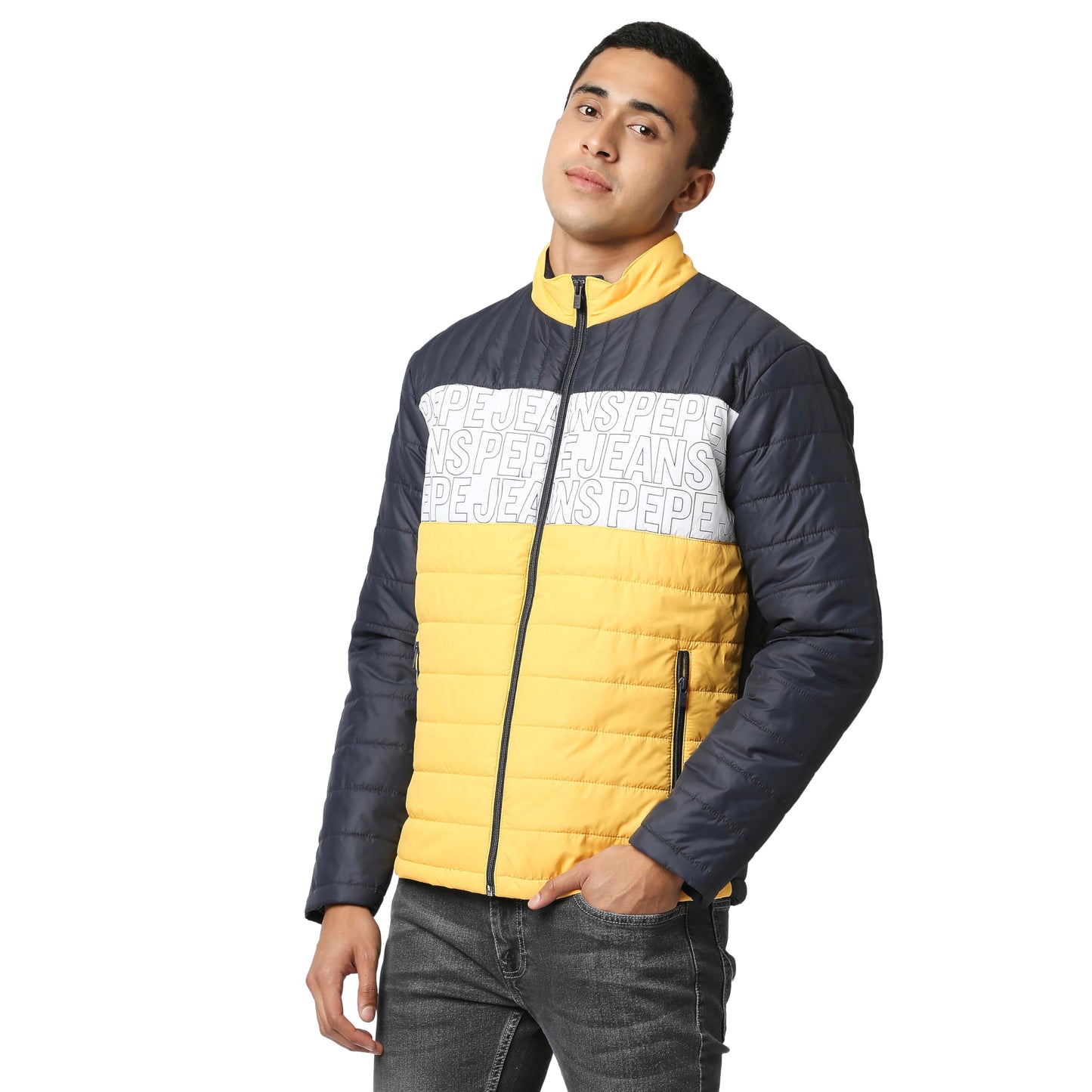 Pepe Jeans Men's A-Line Coat (PM402726_Gold_XXL)