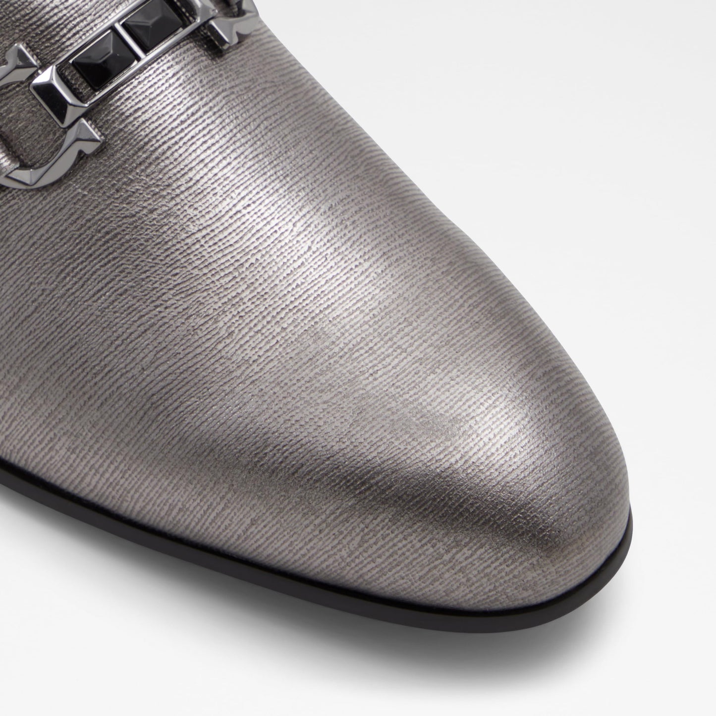 Aldo BOWTIE022008 Men Pewter Loafers