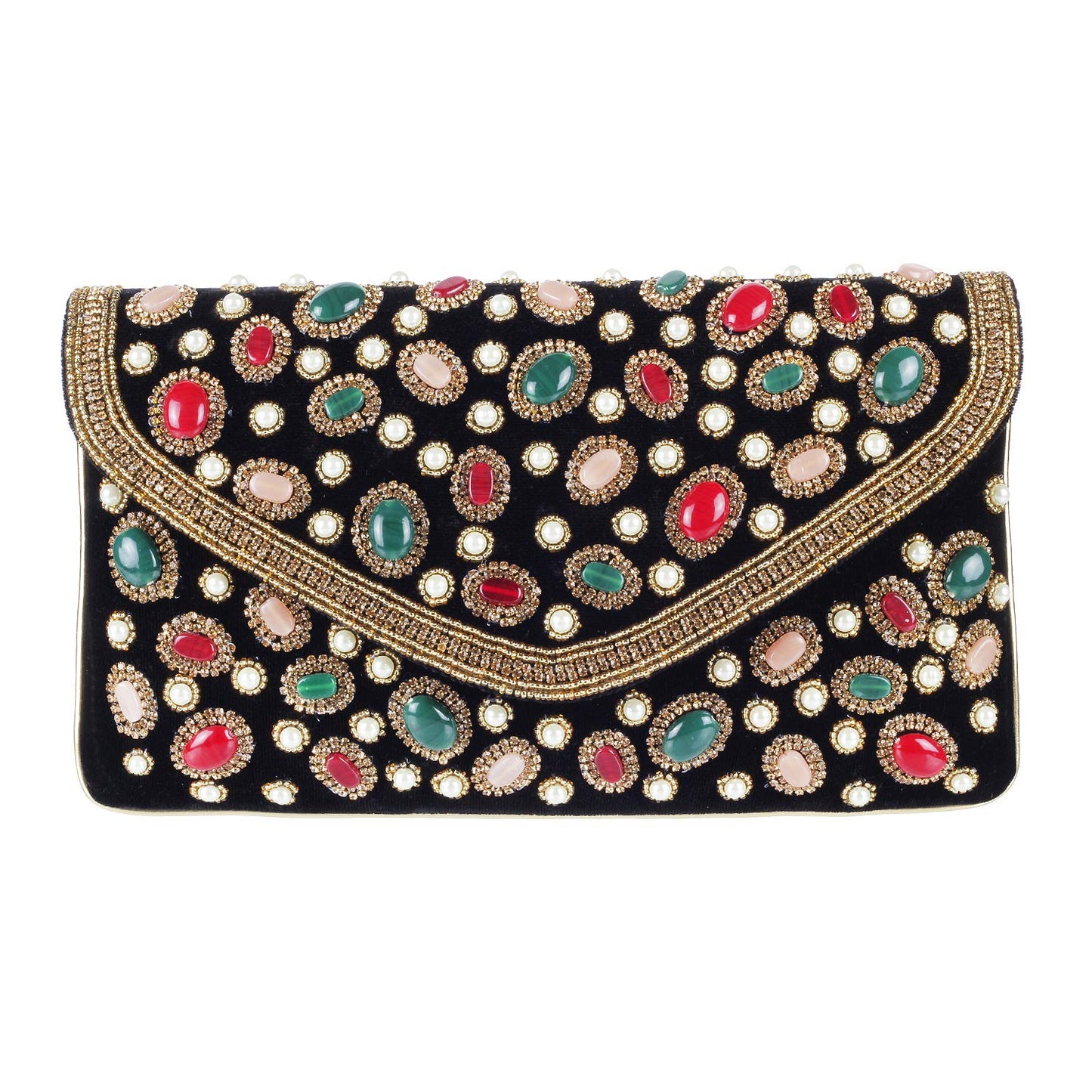 Metro Womens Synthetic Black Clutch (One Size)