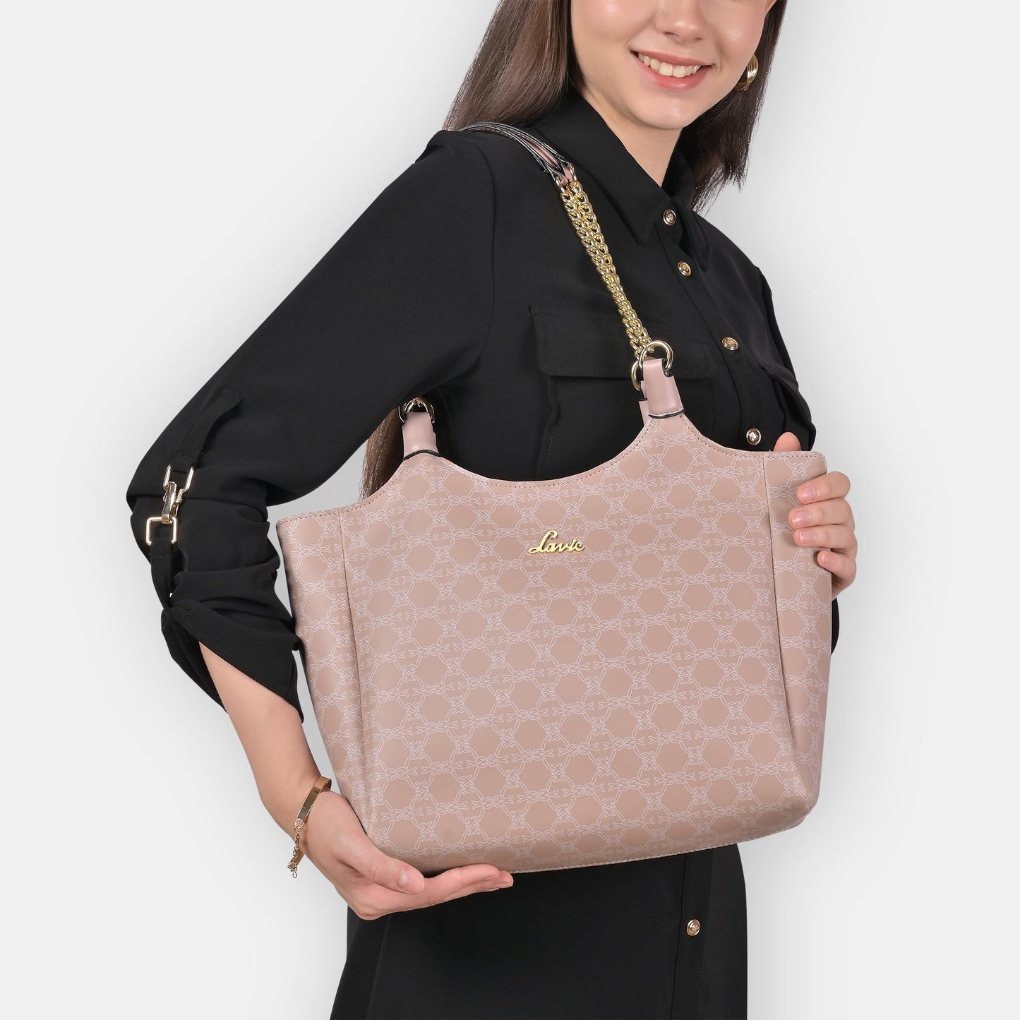 Lavie Women's Mono Madhia Tote Handbag | Ladies Purse | Gift for Women