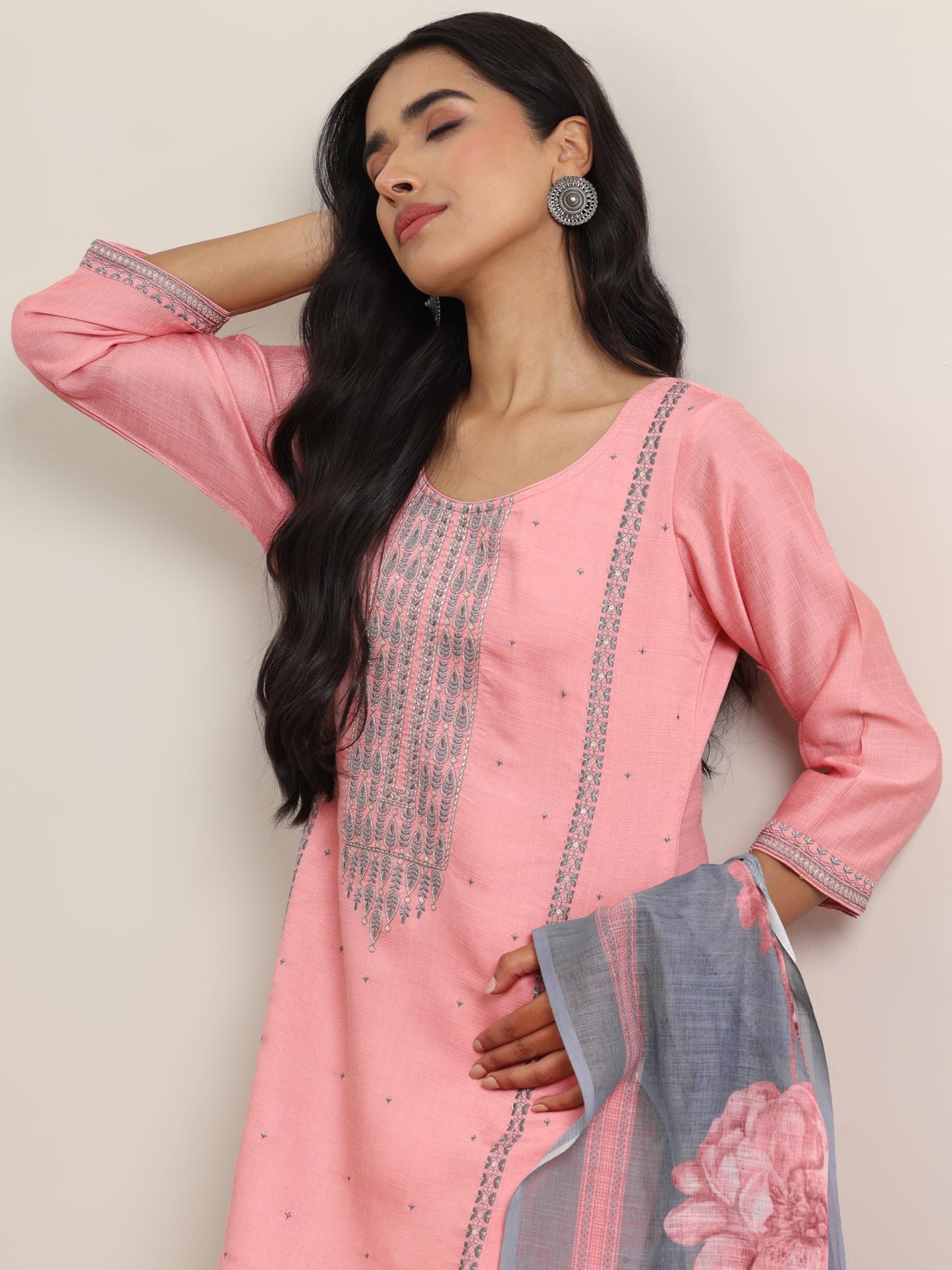 Libas Women's Cotton Blend Kurta Set (99512