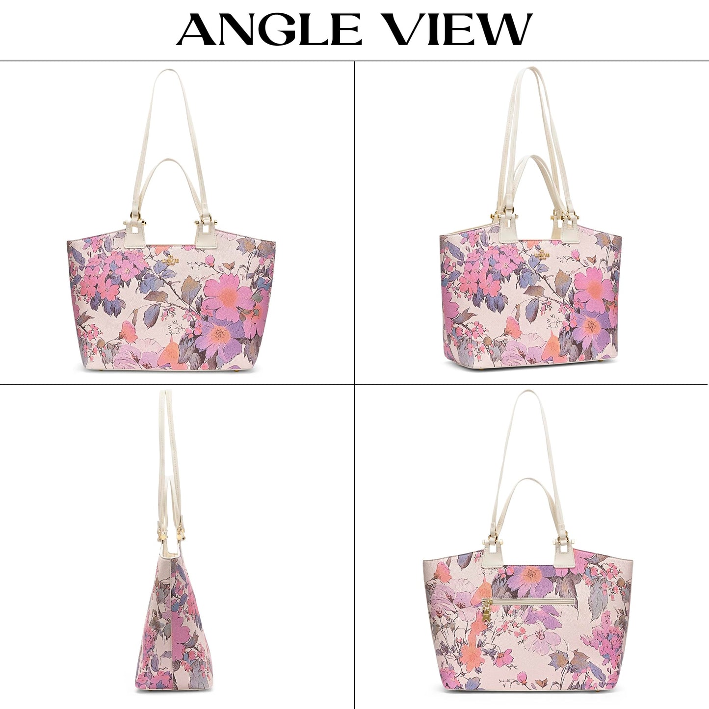 LAVIE PARIS Women's Fleur Large Tote Handbag | Tote Bag for Work | Ladies Purse | Stylish Shoulder Bag | Gift for Women