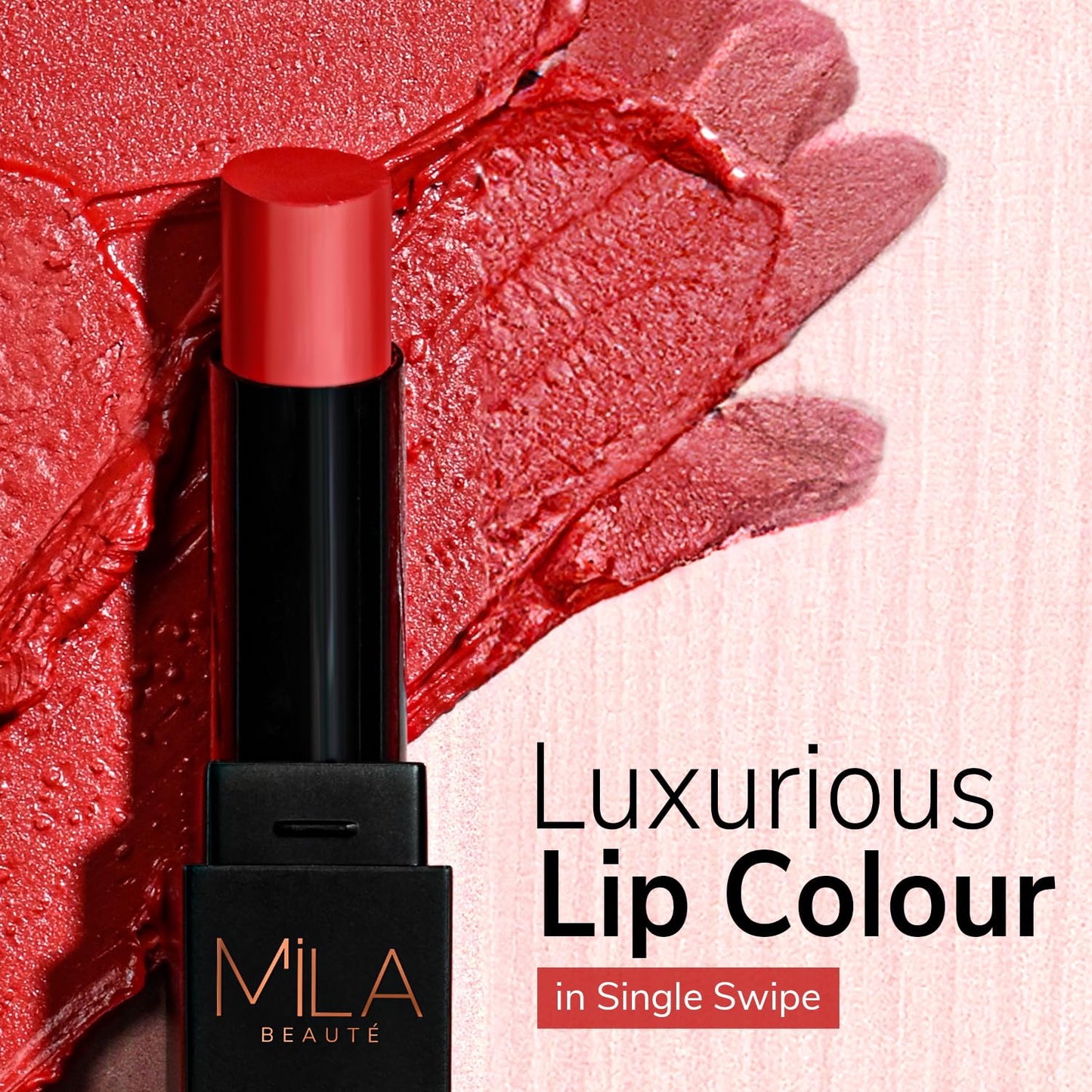 Mila Beauté Pro Matte Lipstick | Highly Pigmented & Long lasting | Semi Matte Finish | Light Weight Lipstick | Single Swipe Application | Luxurious Lip Color | Shade - (Zeenat, 4.2g)