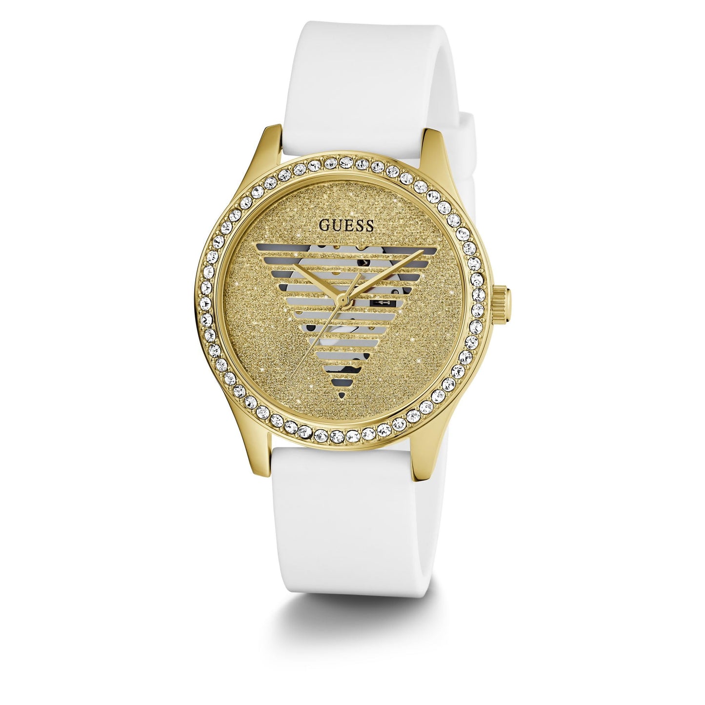 GUESS Analogue Gold Dial Women's Watch-GW0530L1