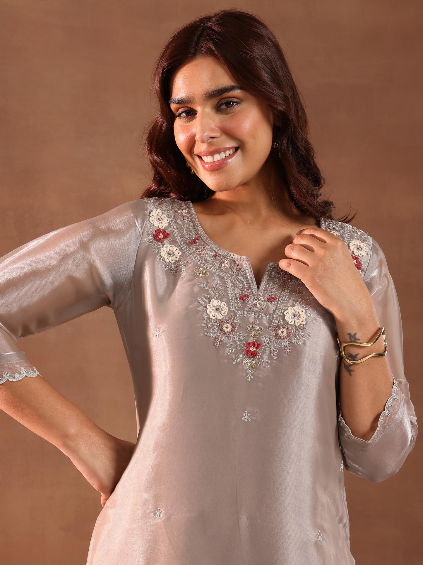 Libas Women's Glass Tissue Kurta Sets (49340RXL