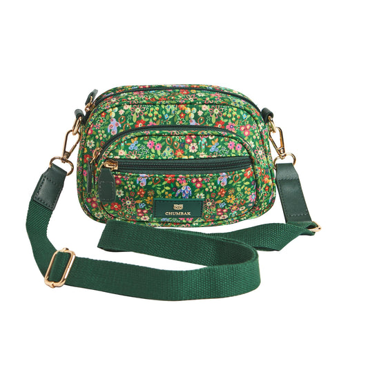 Chumbak Shehar Mini Sling - Bloomscape, Digital Nomad, Phone Sling Bag for Women and Girls, Crossbody Pocket Purse Bag, Adjustable Strap, Mini Makeup Pouch