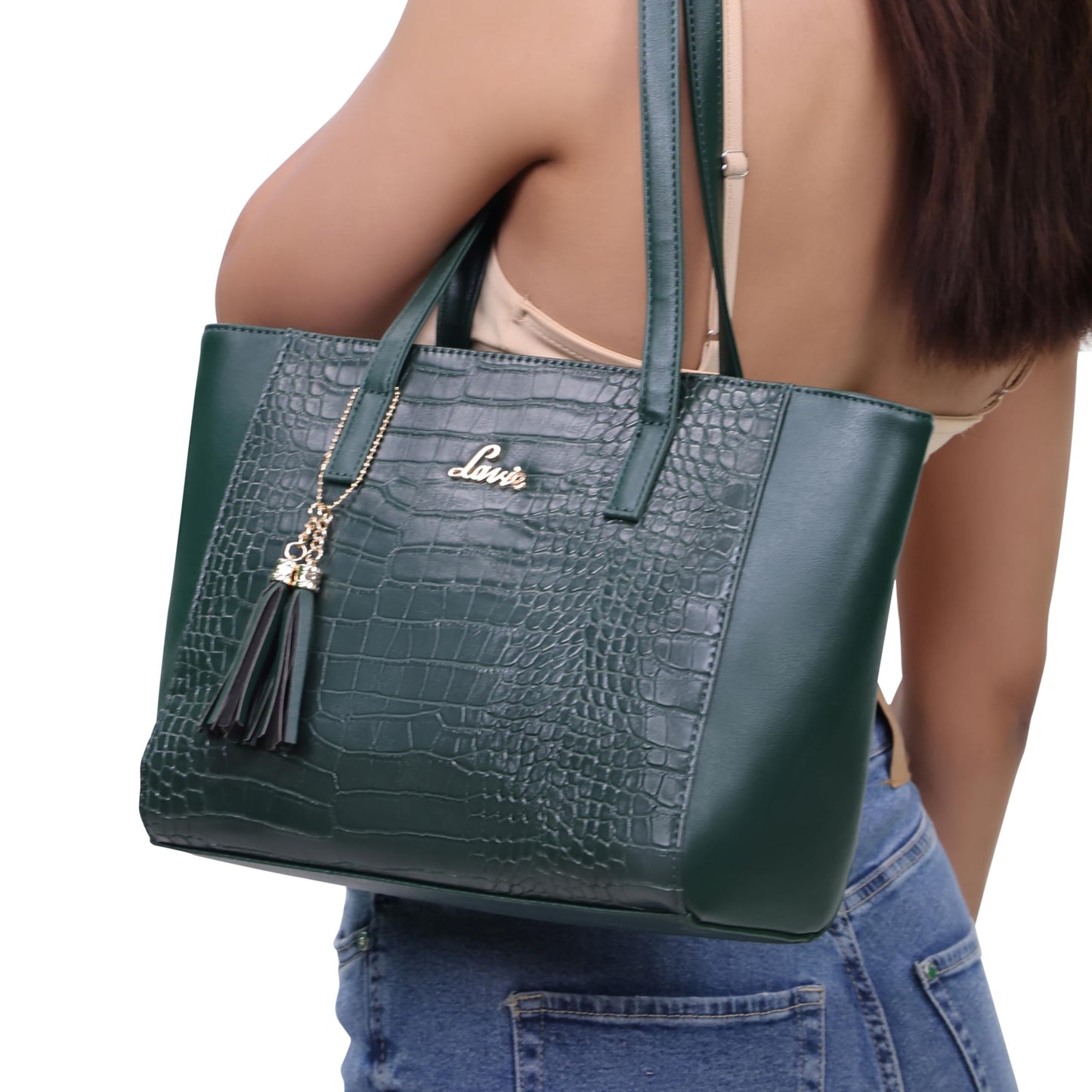 Lavie Betty Women's Glossy Tassel Tote Bag