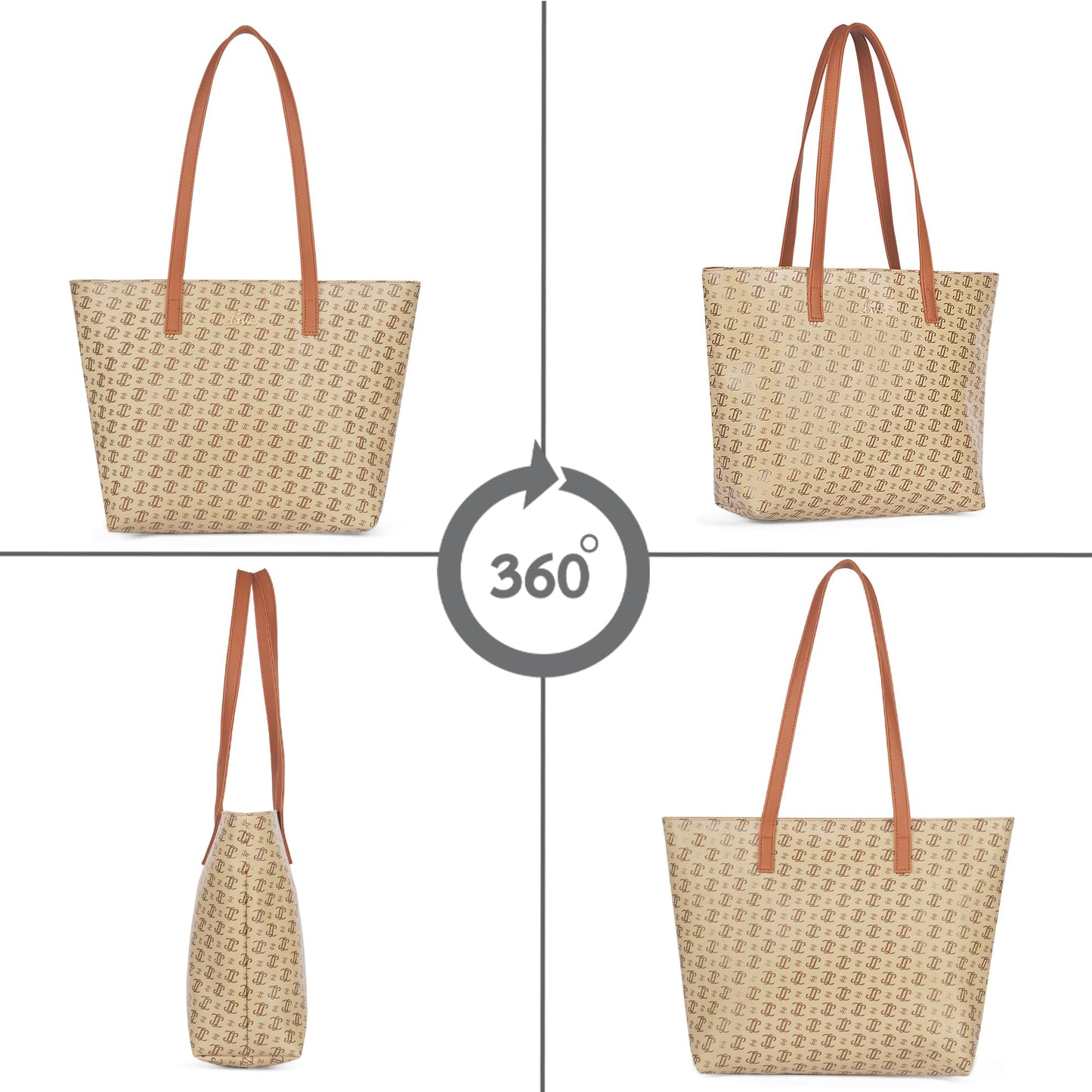 Lavie Women’s Mono LL Adele Tote Bag for Women | Tote Handbag for Work | Ladies purse | Stylish Shoulder Bag | Gift for Women