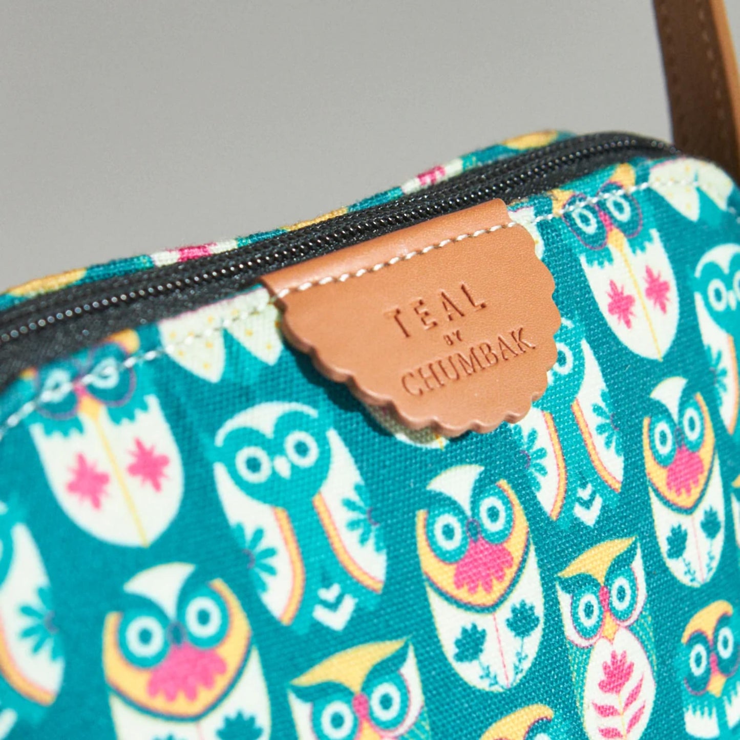 TEAL BY CHUMBAK Crossbody Sling Bag for Women | Stylish Printed Canvas Box Sling bag | Multipurpose Daily use Bag for Office/College/Travel