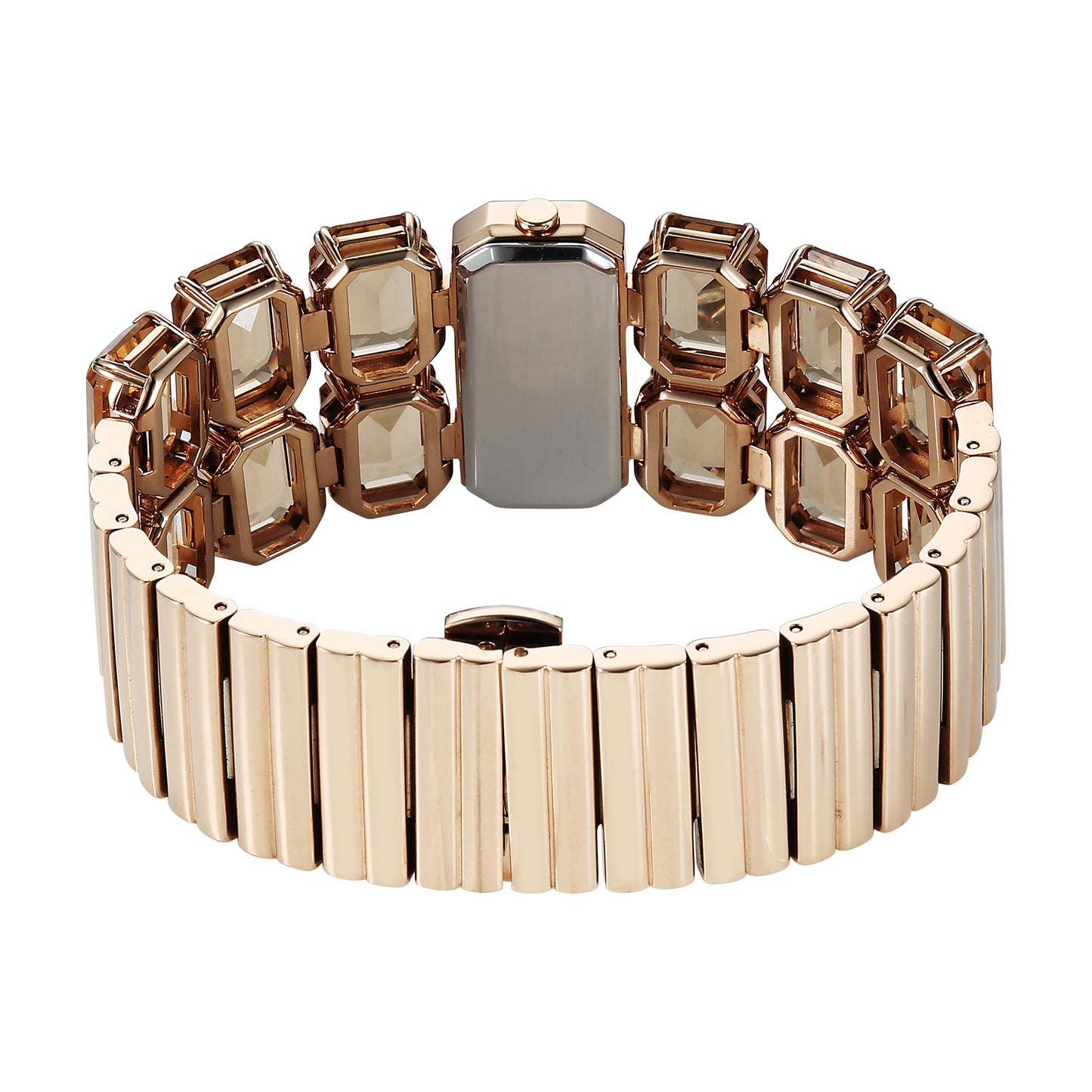 Titan Raga Cocktails Quartz Analog Brown Dial Metal Strap Watch for Women