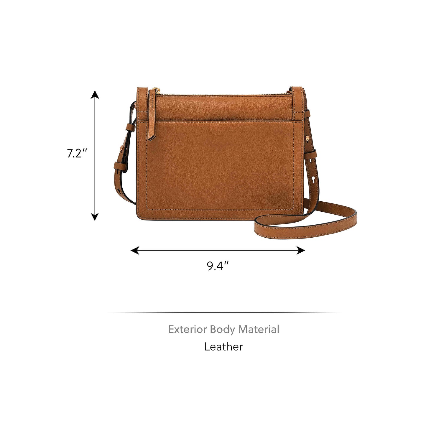 Fossil Taryn Brown Crossbody Bag ZB1894216