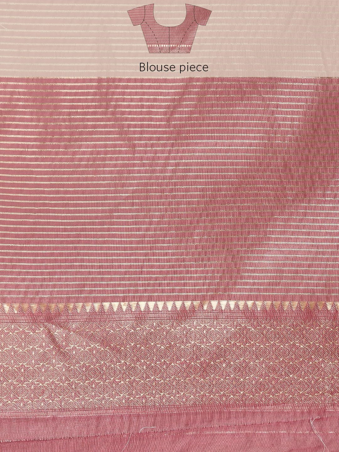 MOHEY Women's Art Silk Zari Weave Saree (Purple)