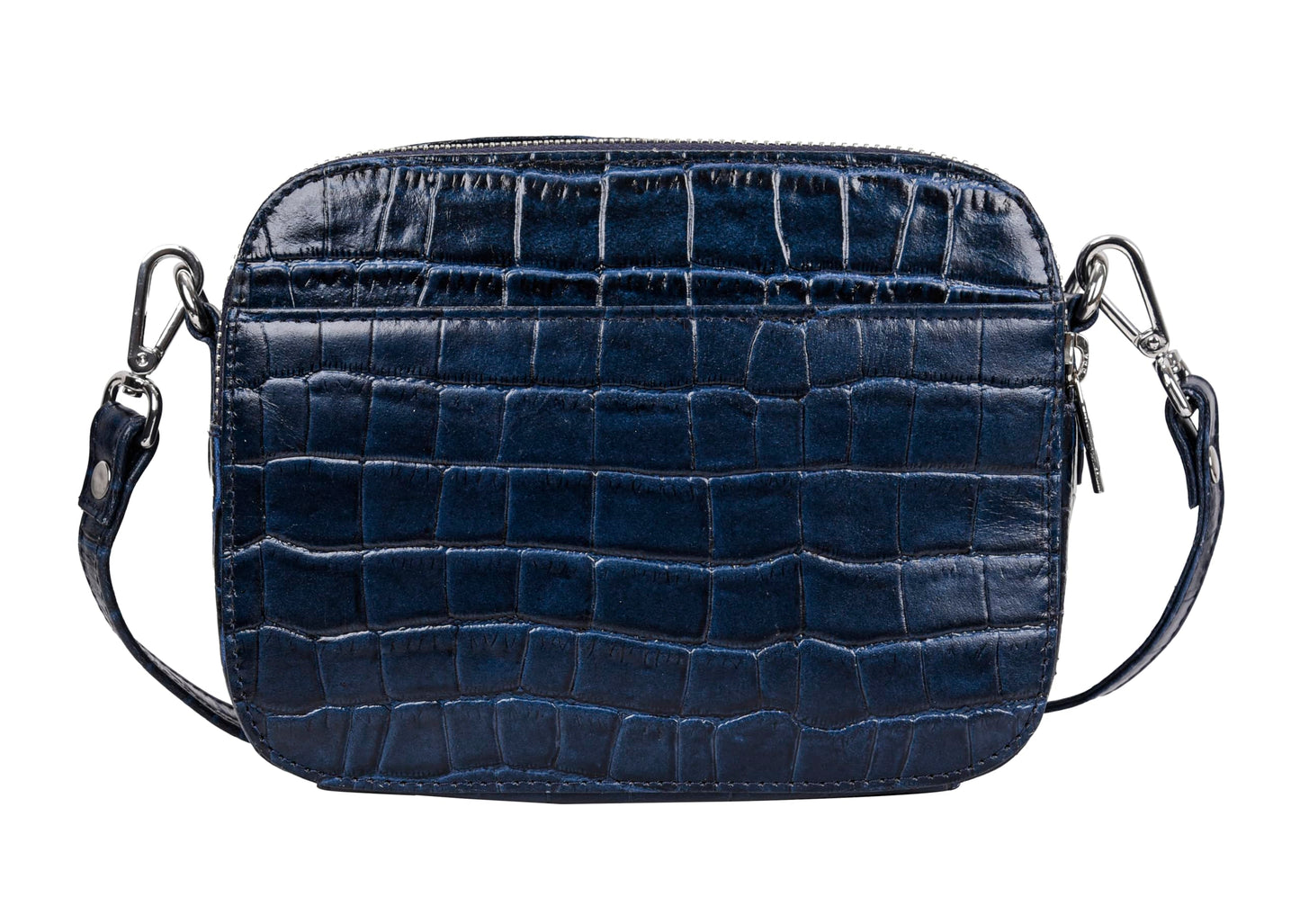 URBAN FOREST Emma Printed Blue Leather Sling Bag for Women