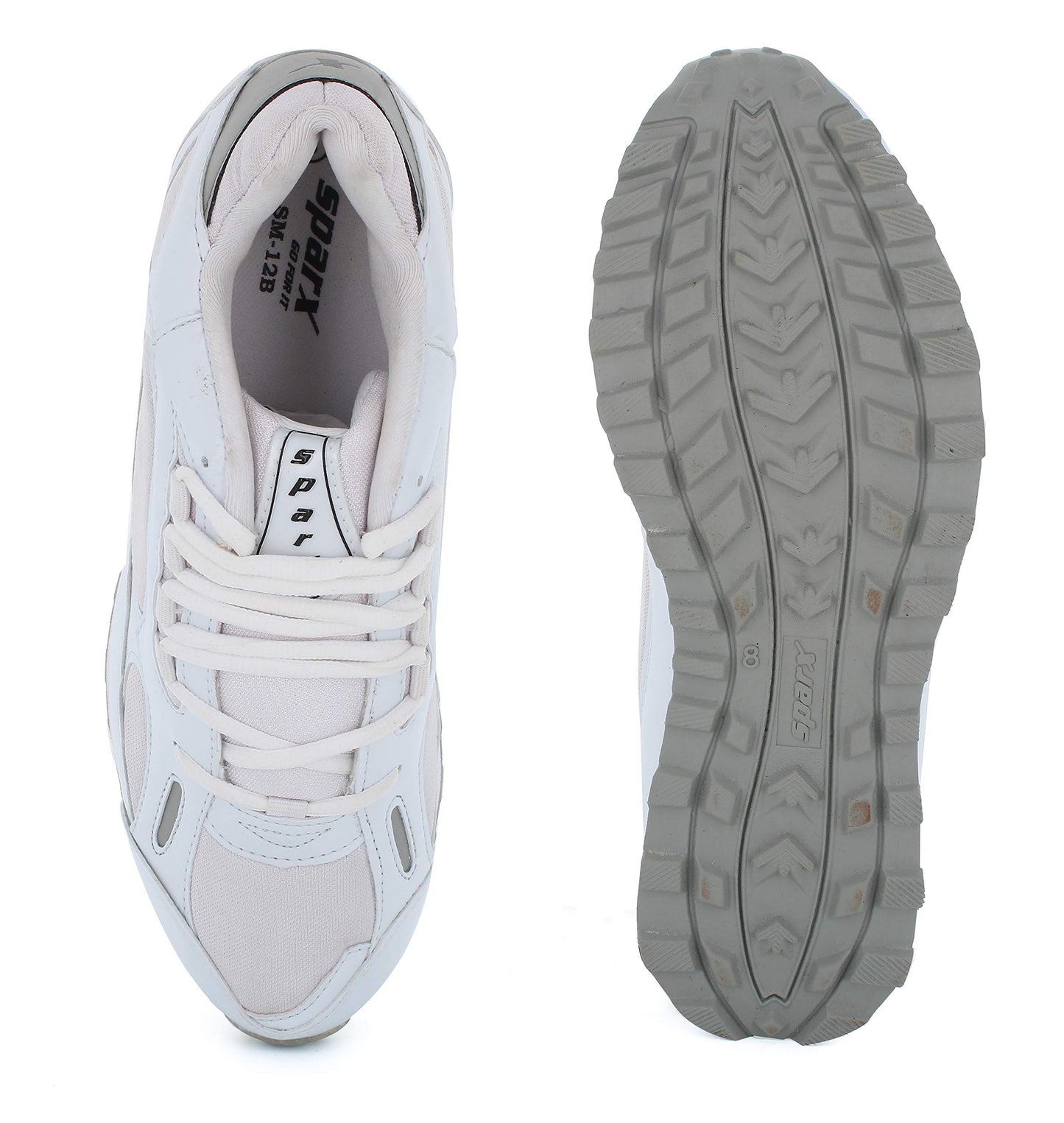 SPARX Men's SX012BG White Running Shoes 8 (SX012BGWHWH0008)