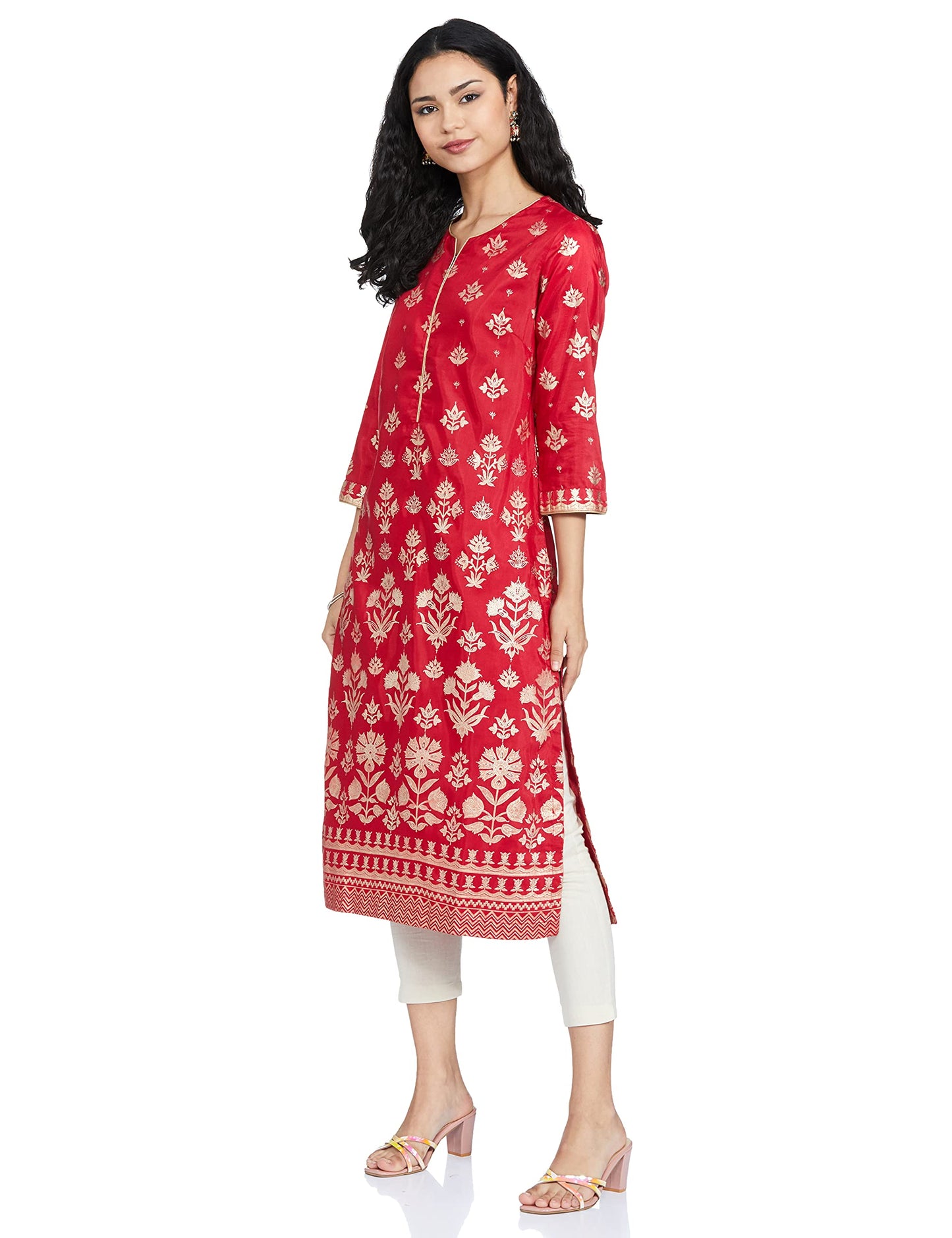 BIBA Women Printed Mix and Match(Festive 17318_RED_32)