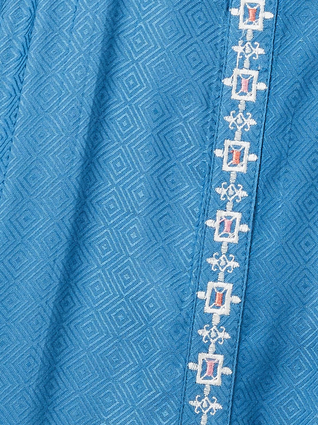 Max Women Rayon Blend Regular Fit Kurta (VIWWSP25CH_Blue, 2XL)